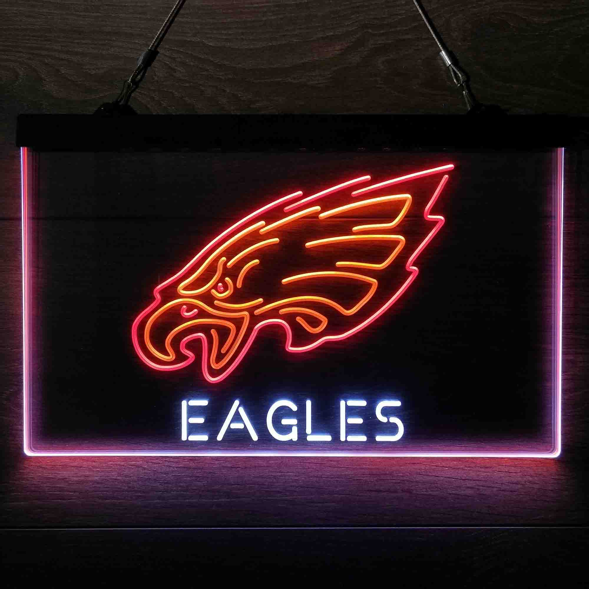 Philadelphia Eagles Neon 3-Color LED Sign