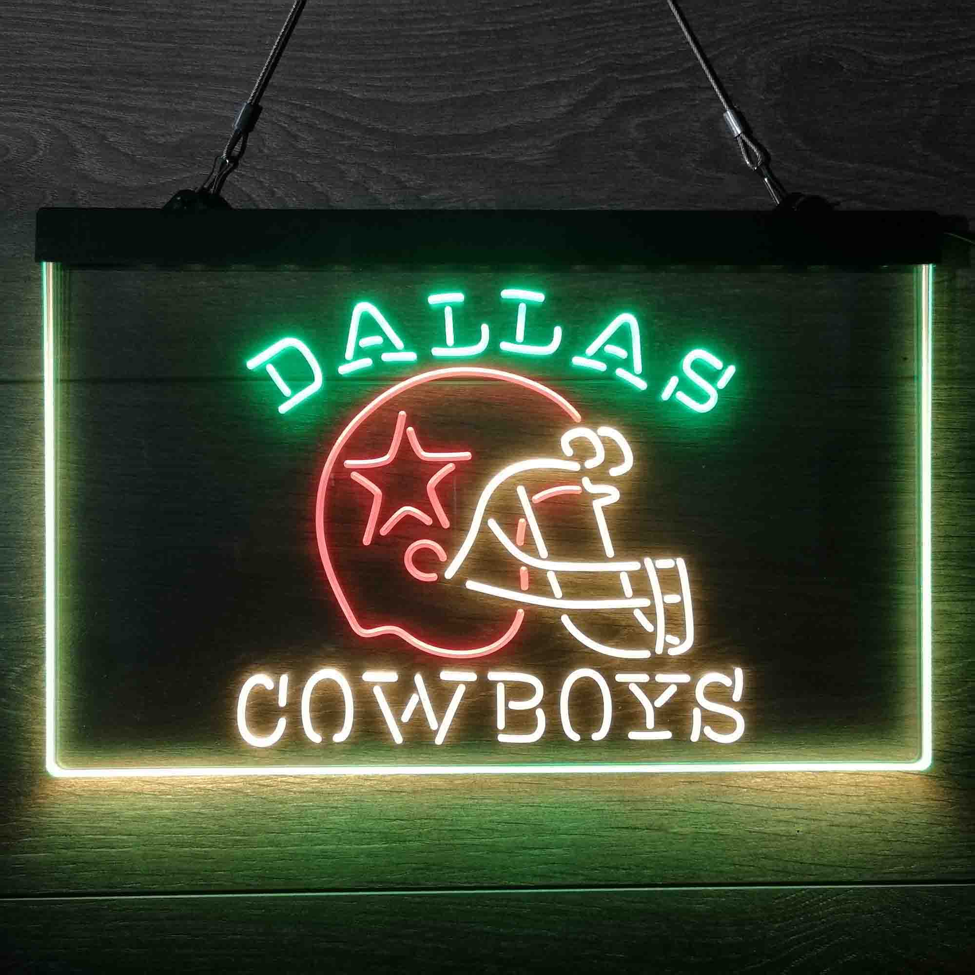 Dallas Cowboys Helmet LED Light Sign