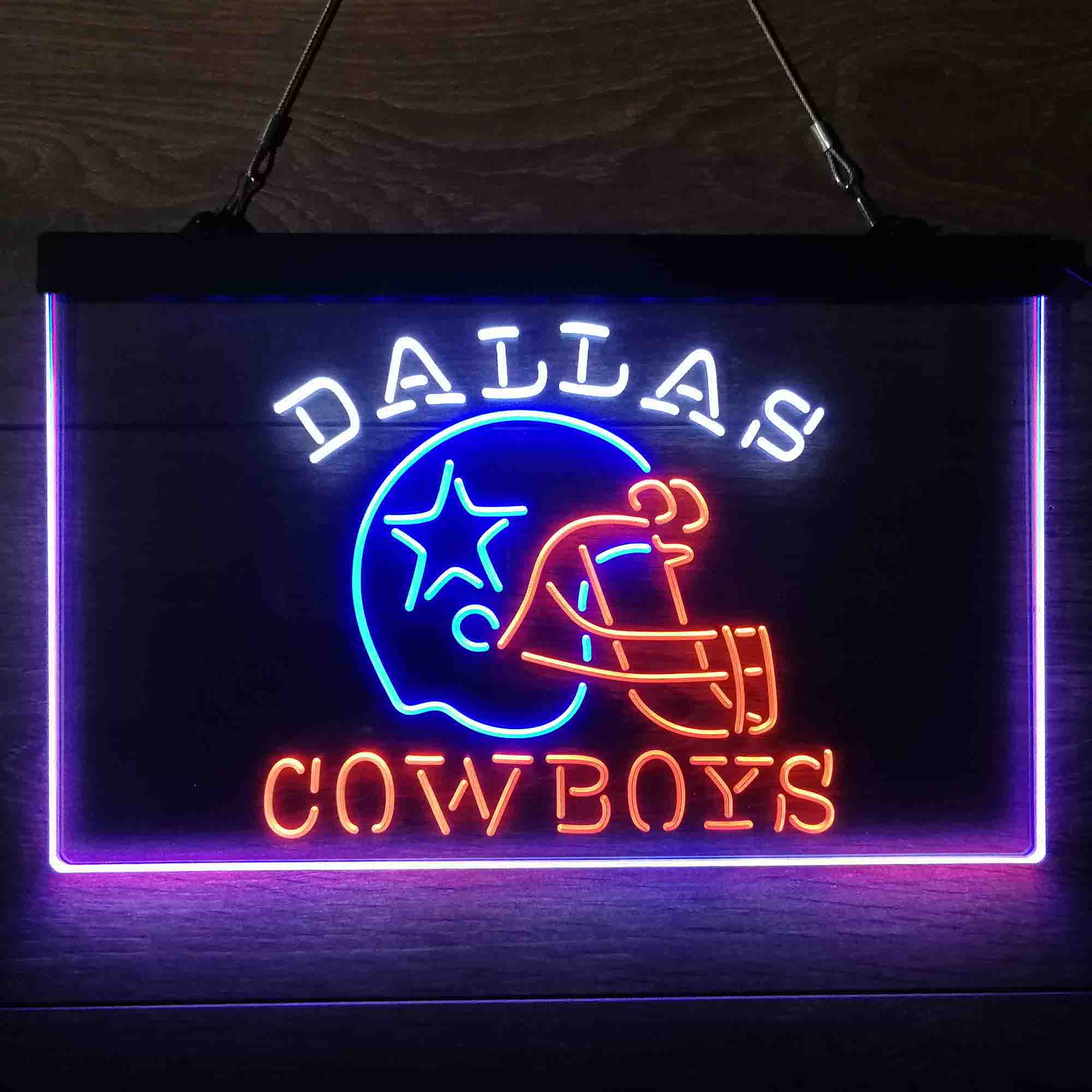 Dallas Cowboys Helmet LED Light Sign