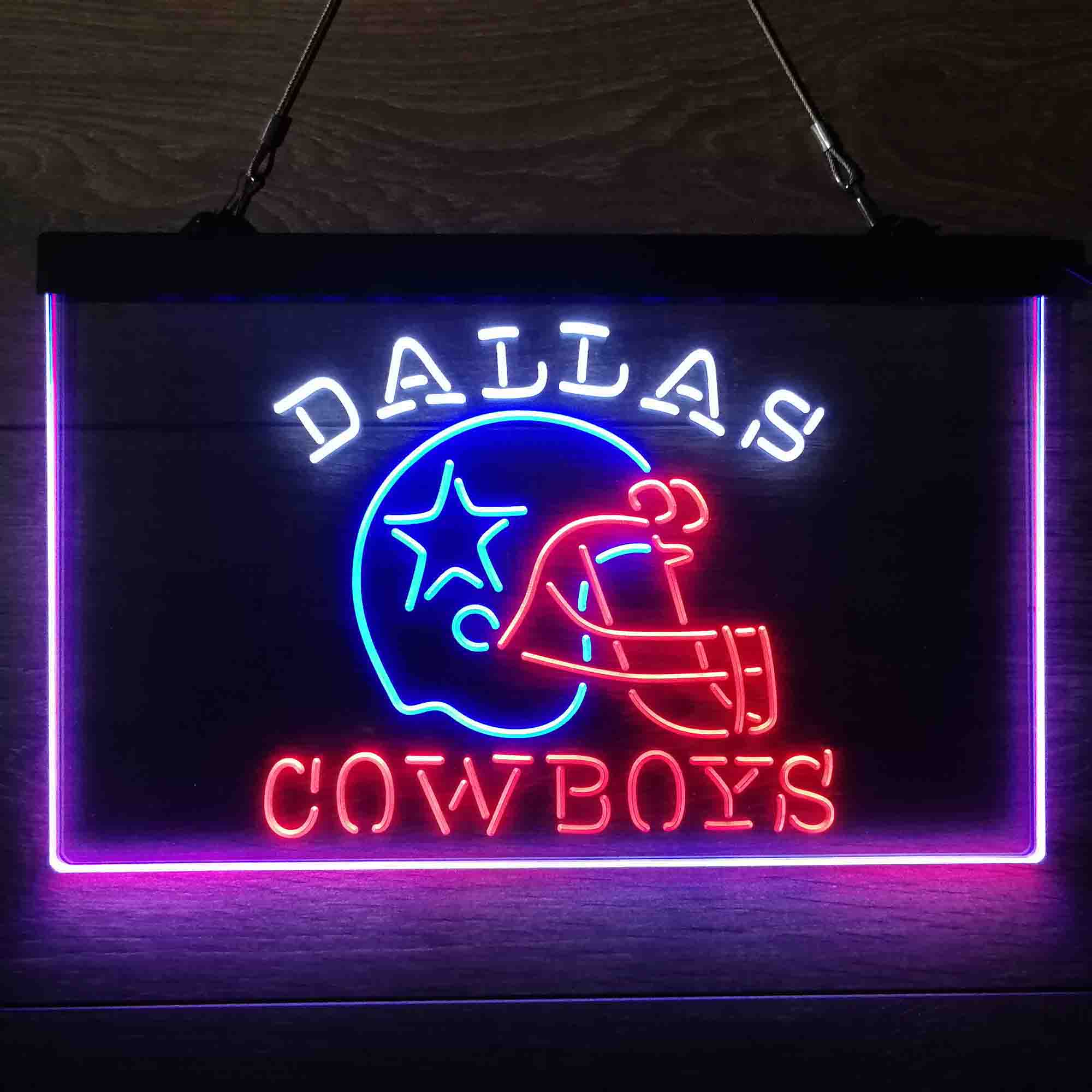 Dallas Cowboys Helmet LED Light Sign