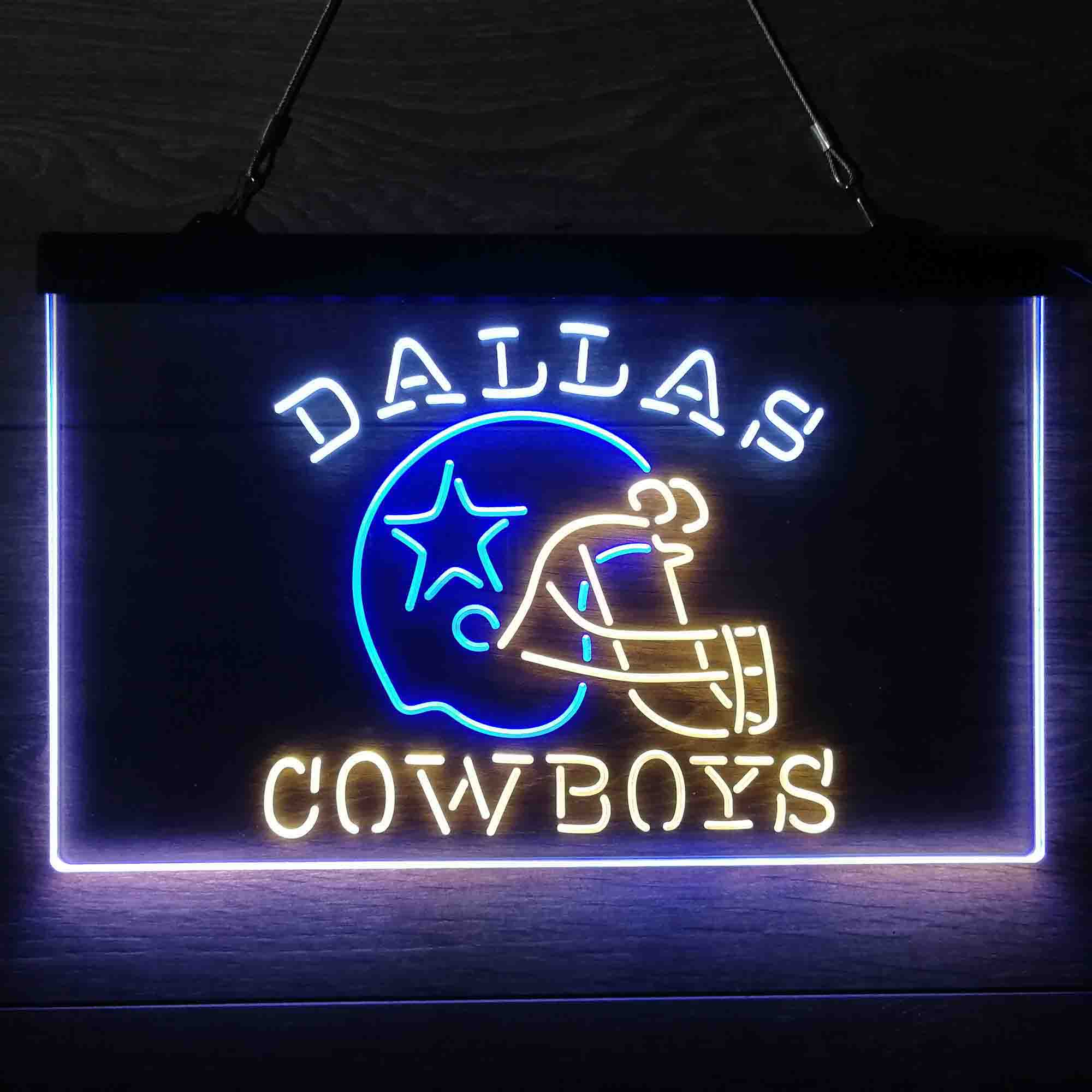 Dallas Cowboys Helmet LED Light Sign