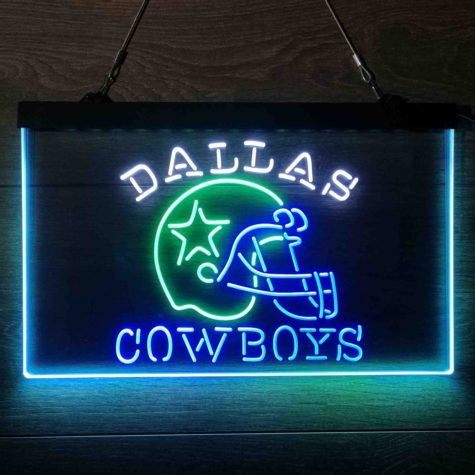 Dallas Cowboys Helmet LED Light Sign