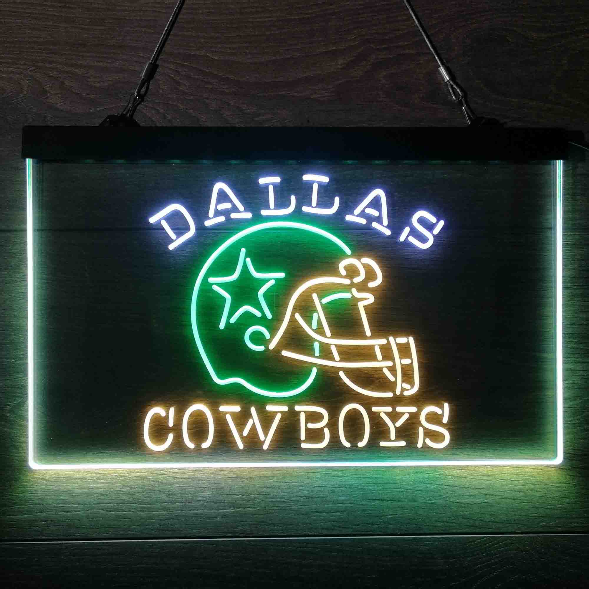 Dallas Cowboys Helmet LED Light Sign