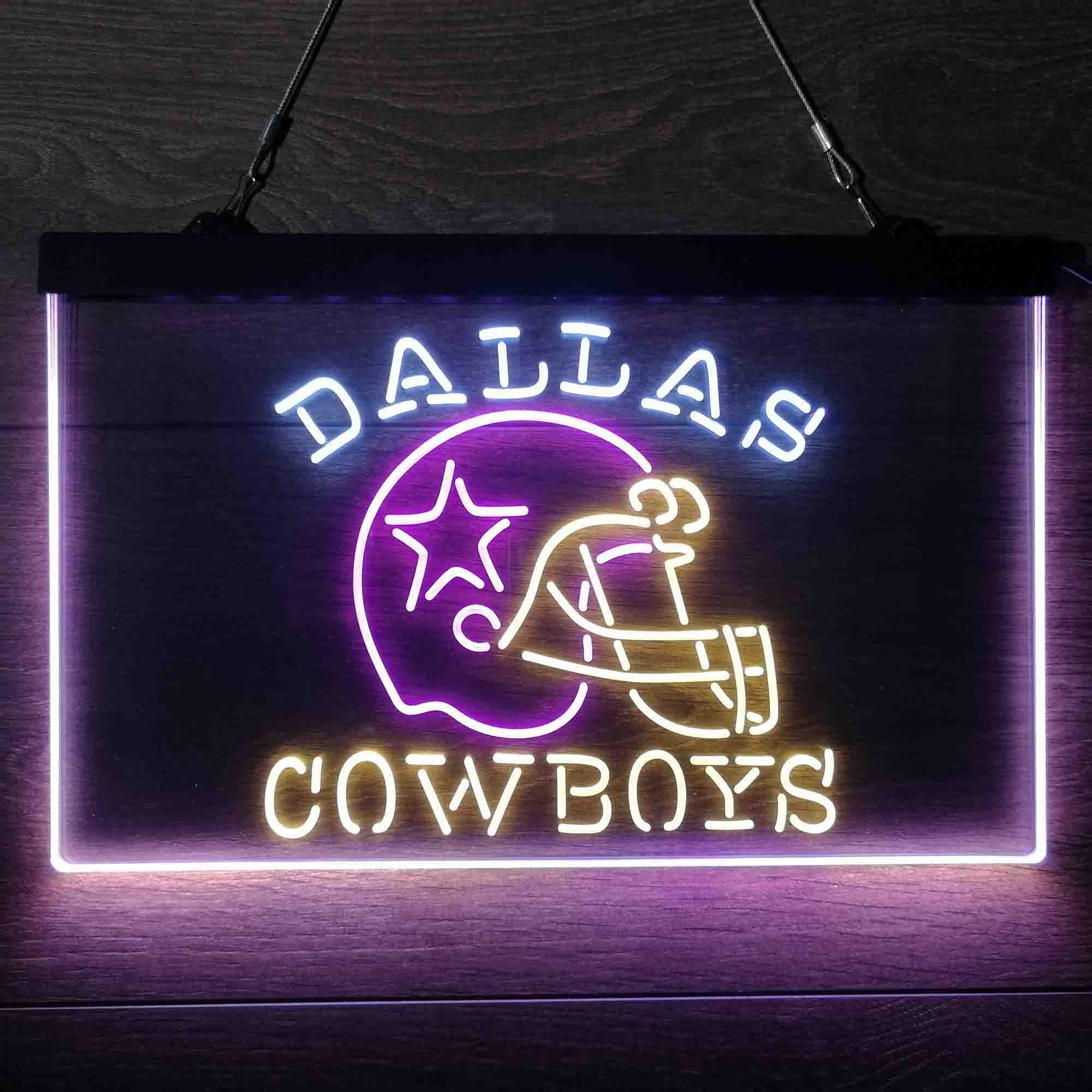 Dallas Cowboys Helmet LED Light Sign