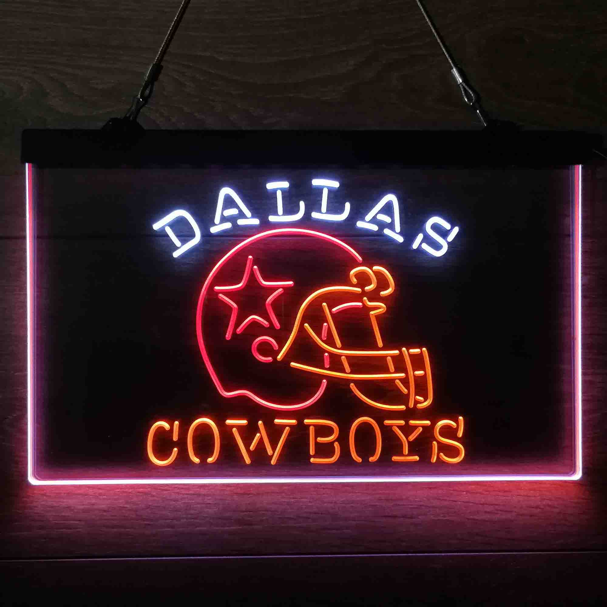 Dallas Cowboys Helmet LED Light Sign