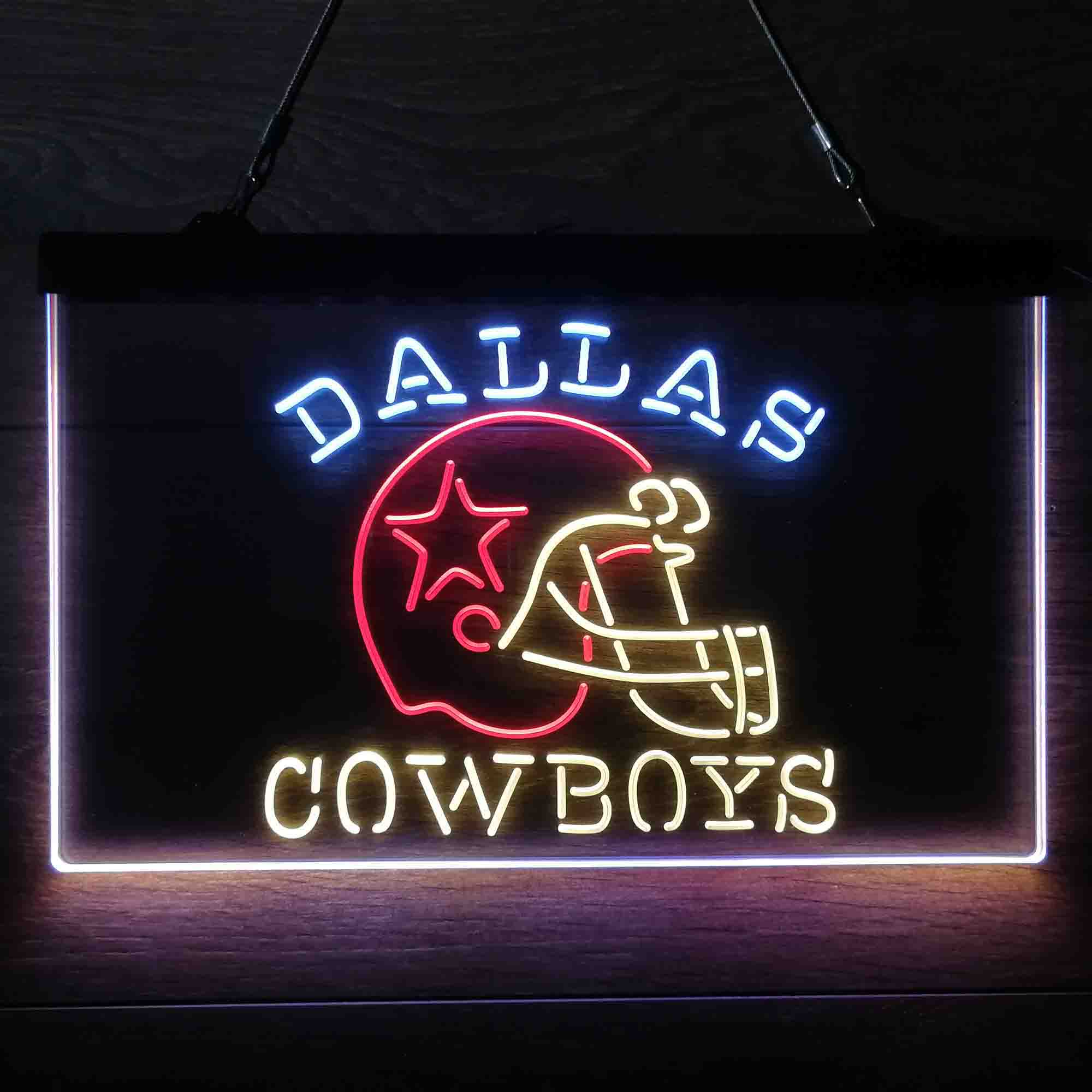 Dallas Cowboys Helmet LED Light Sign