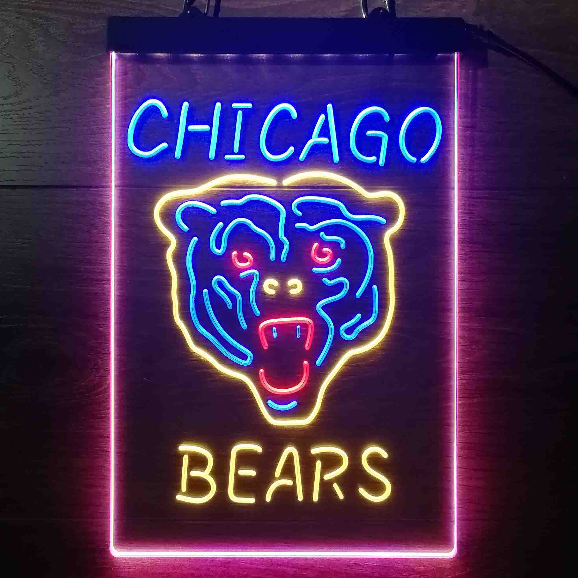 Chicago Bears LED Light Sign