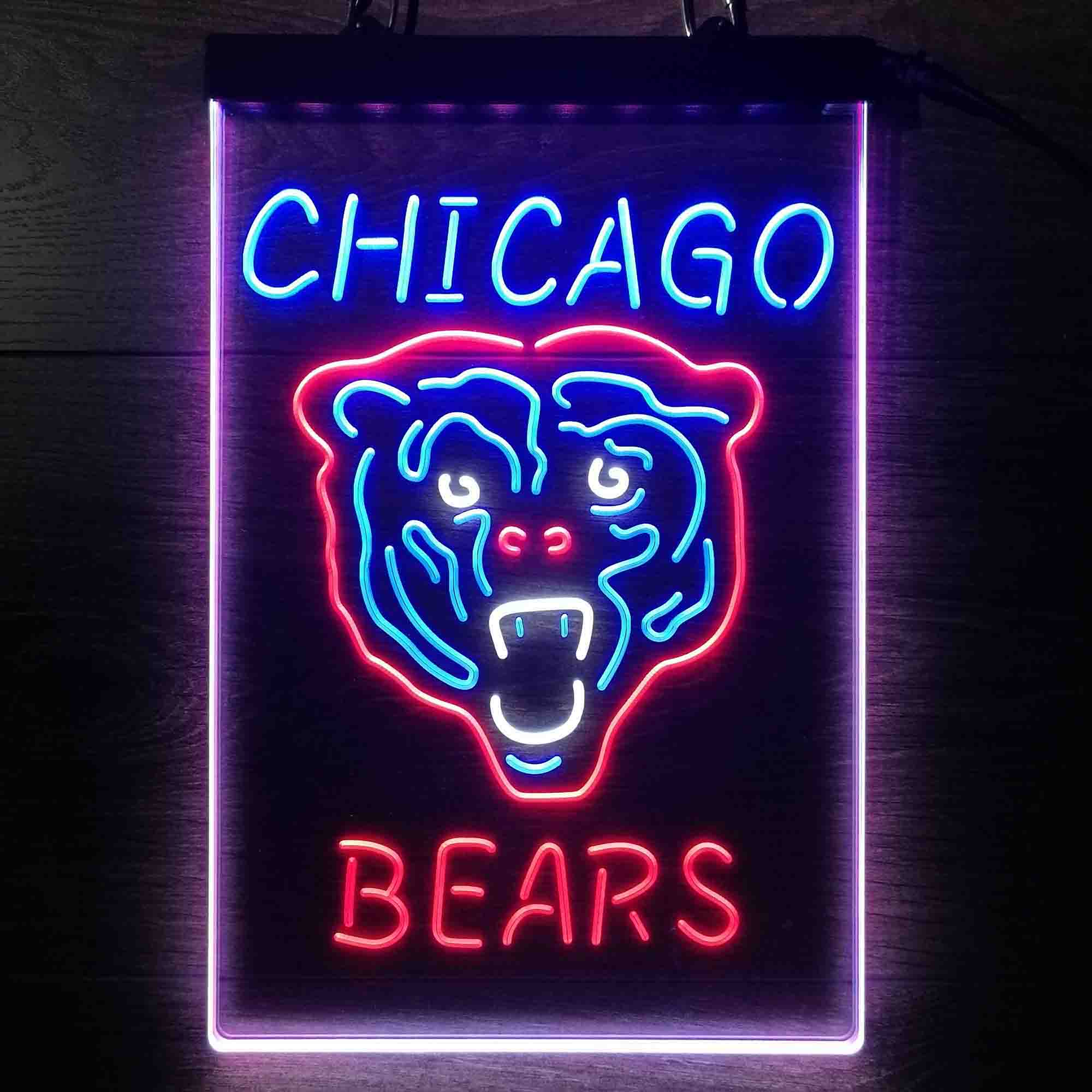 Chicago Bears LED Light Sign