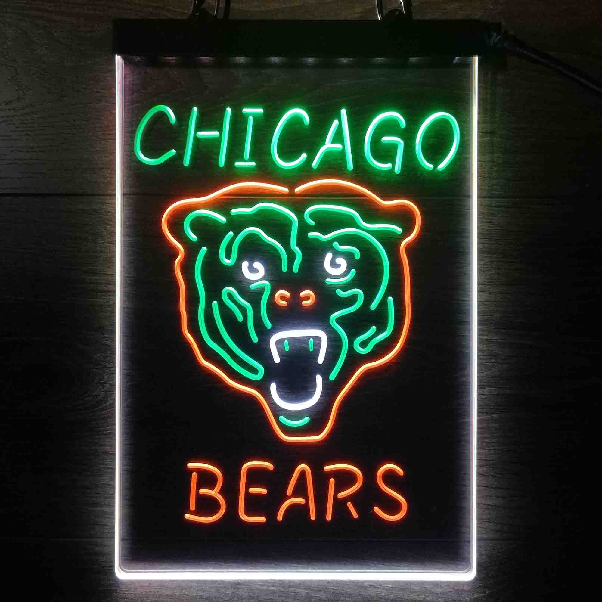 Chicago Bears LED Light Sign