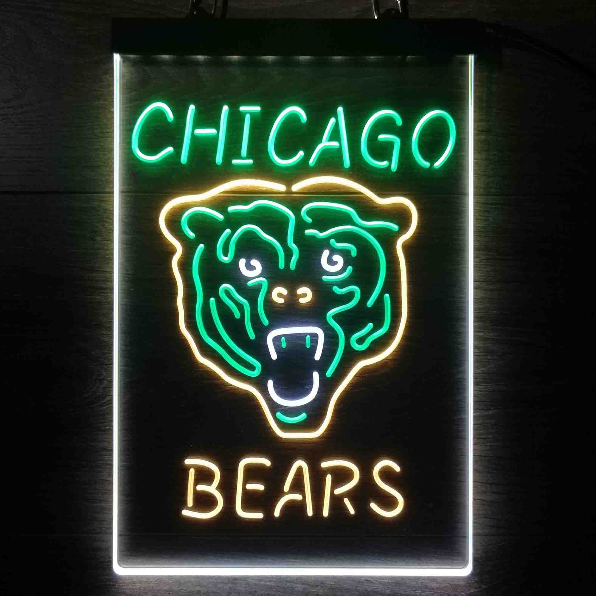 Chicago Bears LED Light Sign