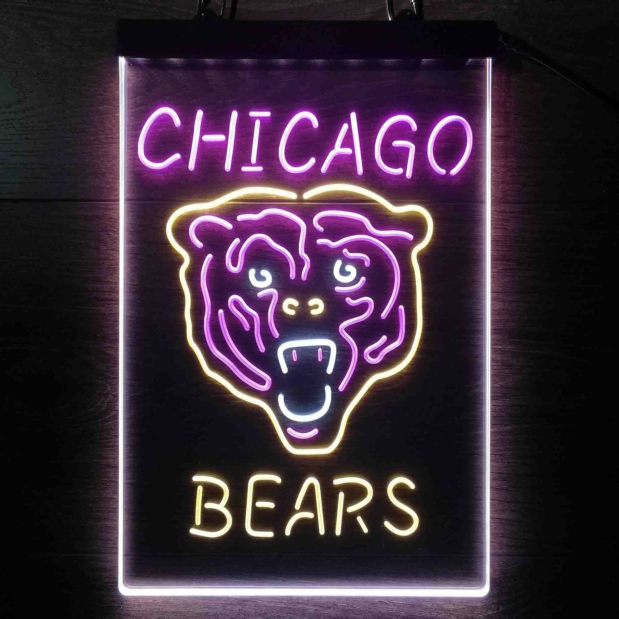 Chicago Bears LED Light Sign