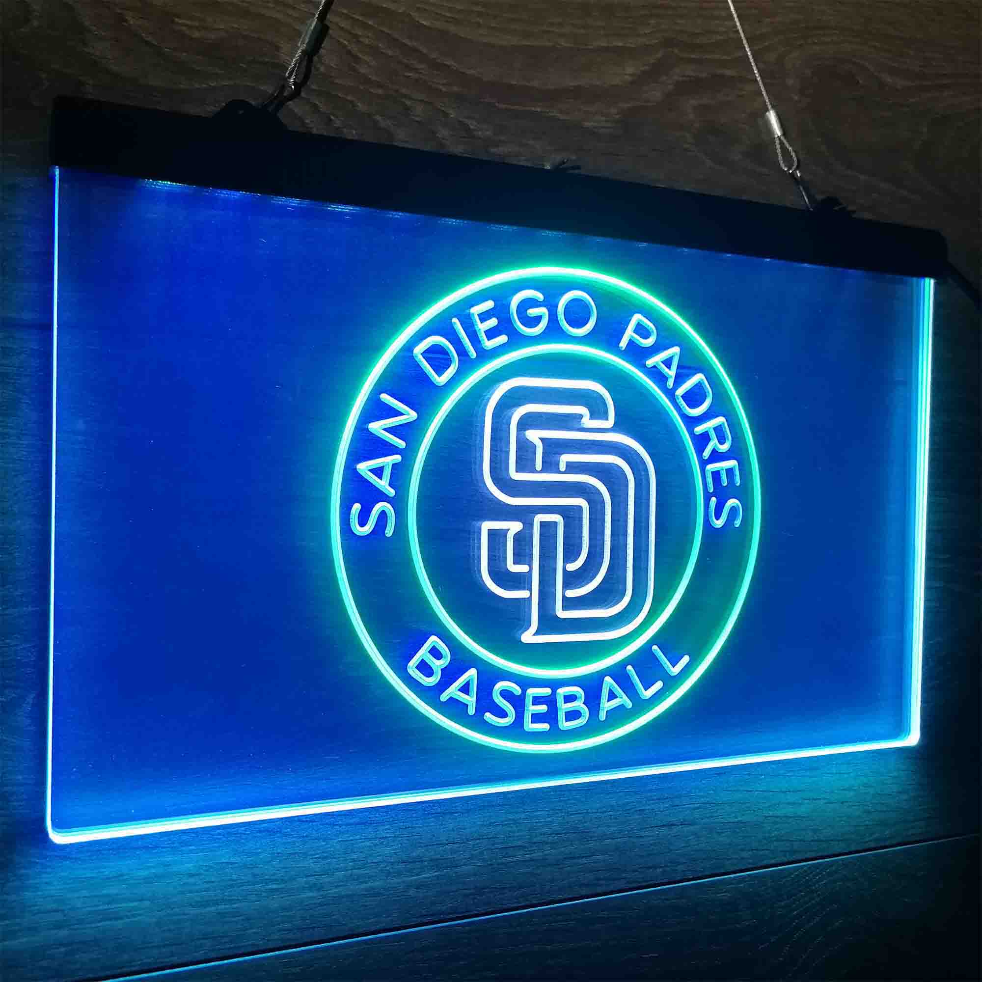 San Diego Padres Neon LED Sign 3 Colors