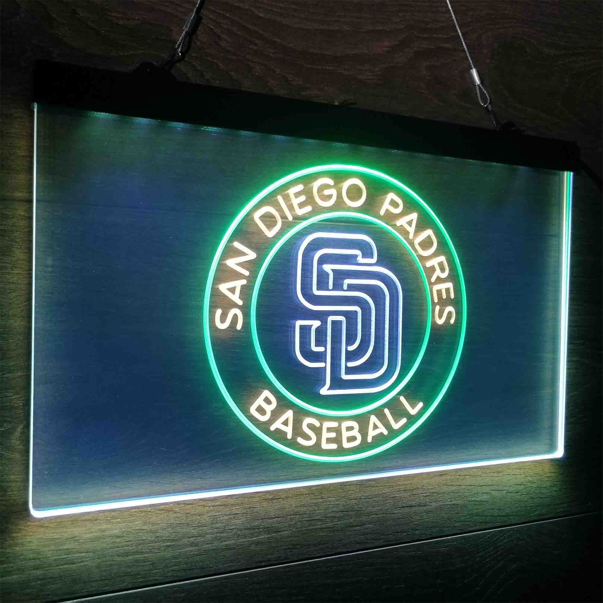 San Diego Padres Neon LED Sign 3 Colors