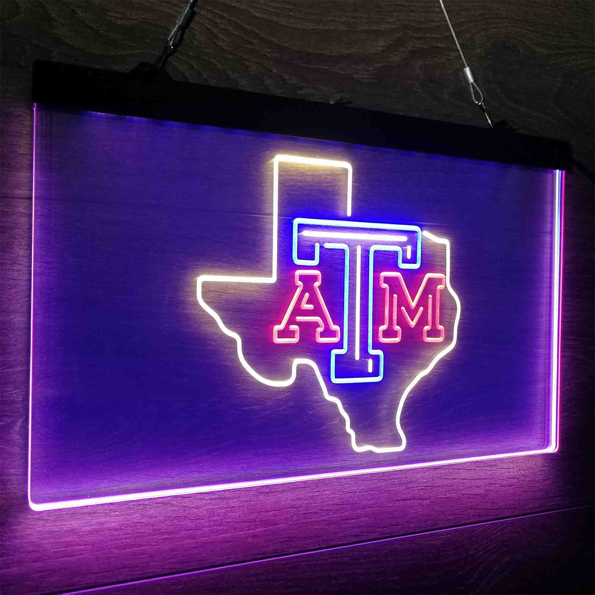 Texas A&M Aggies Neon LED Sign 3 Colors