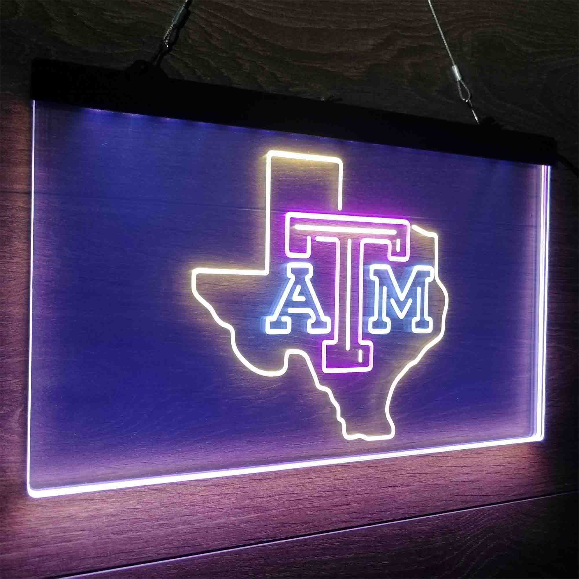 Texas A&M Aggies Neon LED Sign 3 Colors