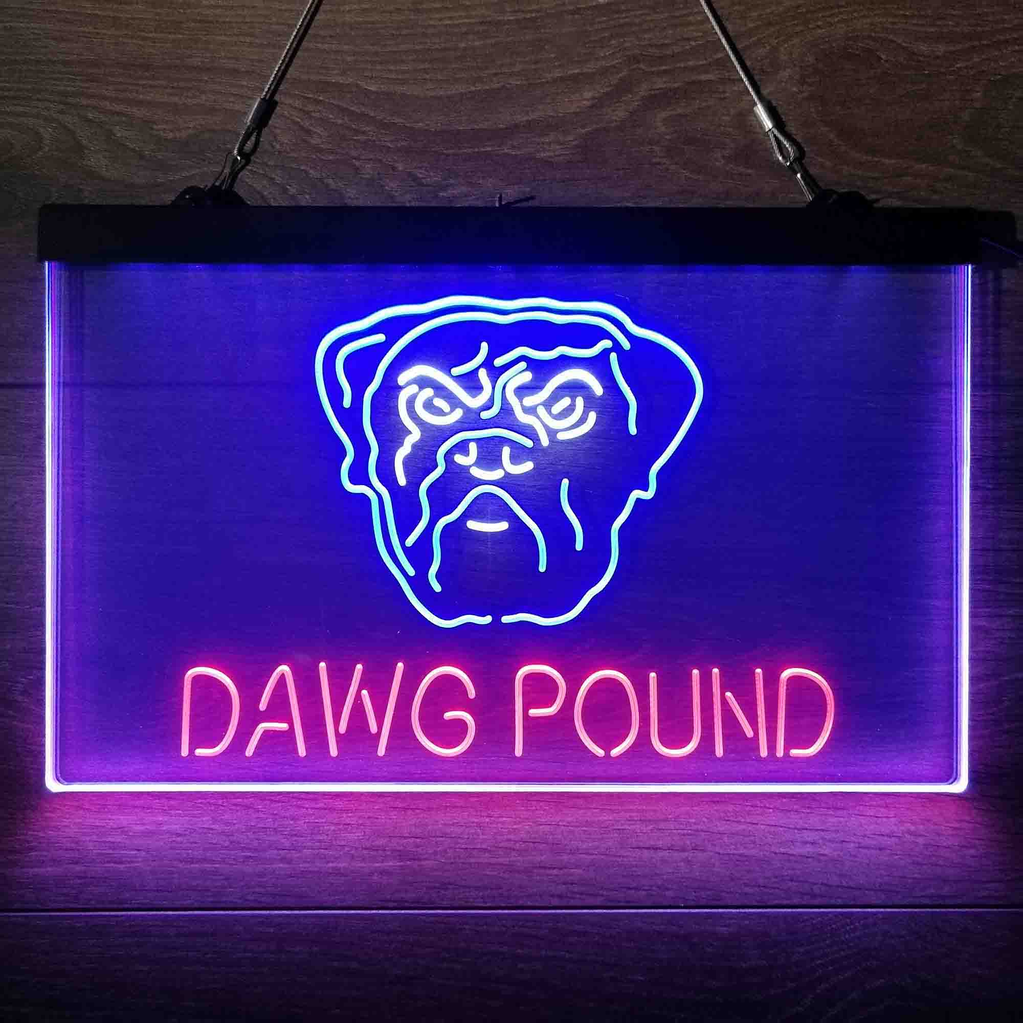 Dawg Pound Cleveland Browns Neon Light Led Light Sign