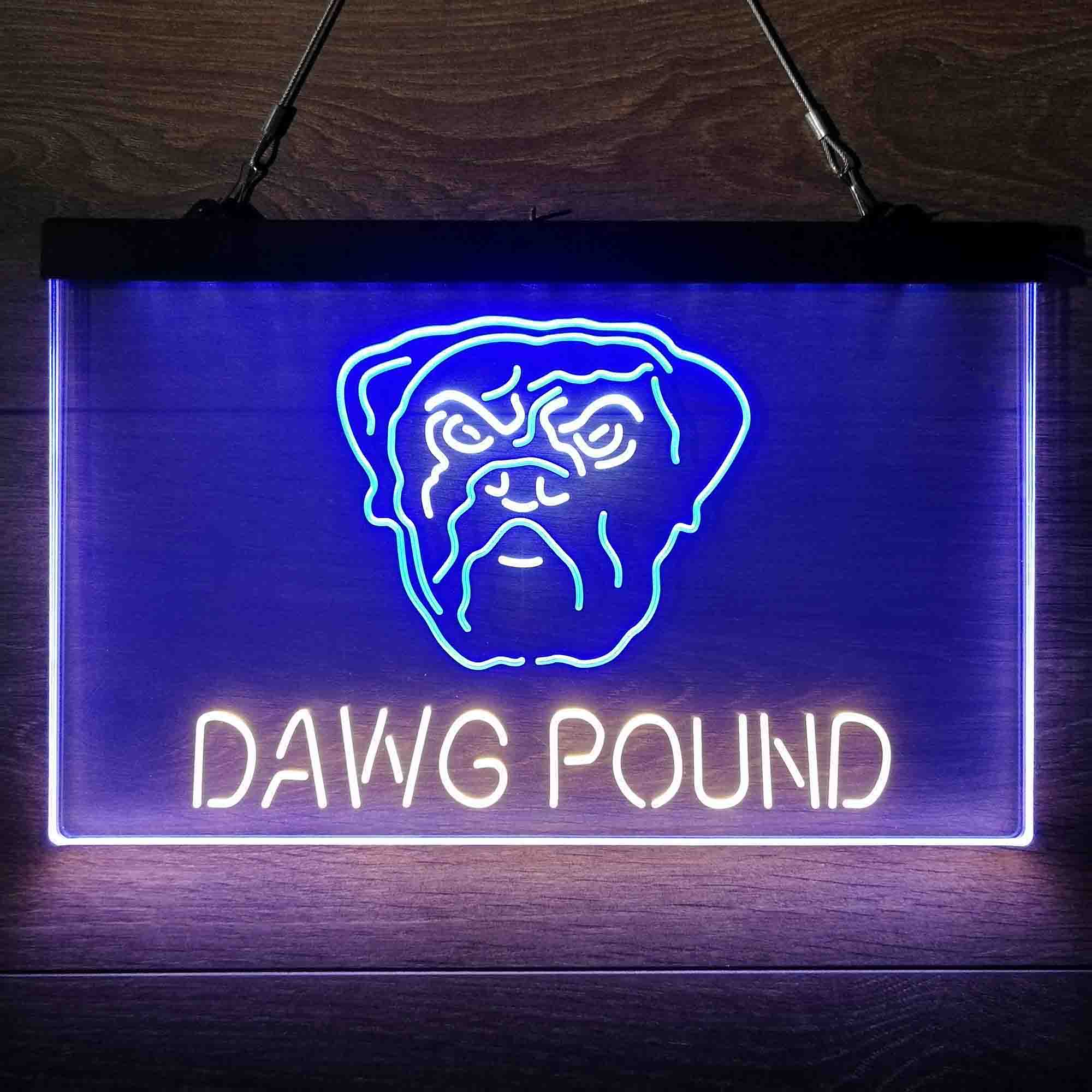 Dawg Pound Cleveland Browns Neon Light Led Light Sign