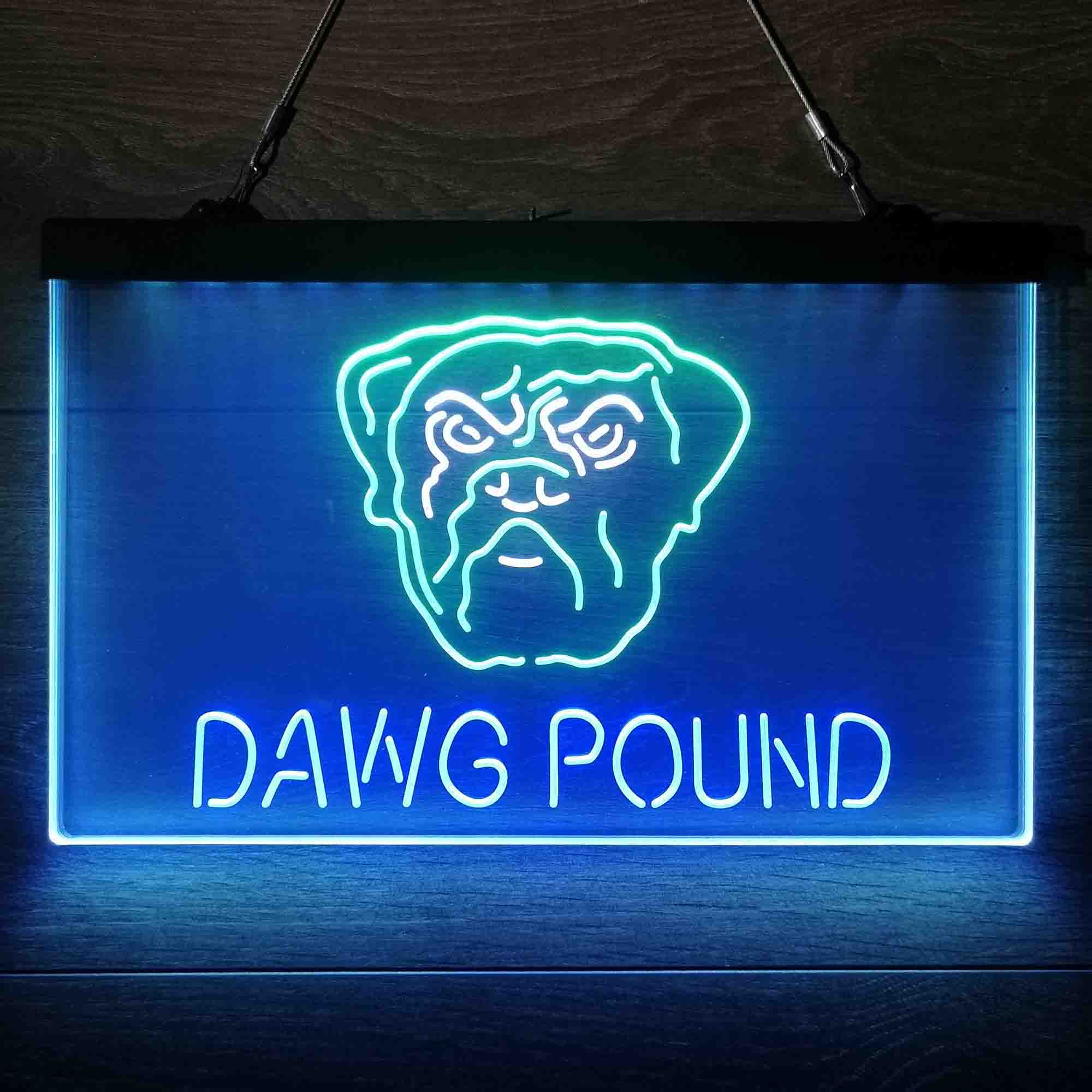 Dawg Pound Cleveland Browns Neon Light Led Light Sign