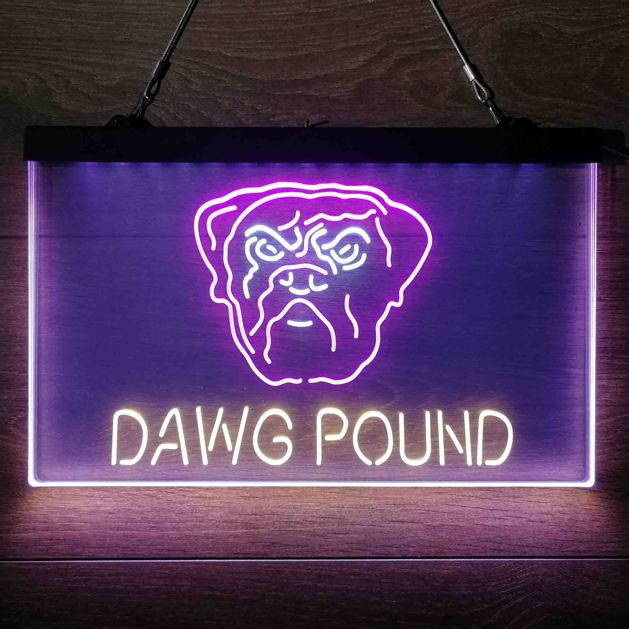 Dawg Pound Cleveland Browns Neon Light Led Light Sign