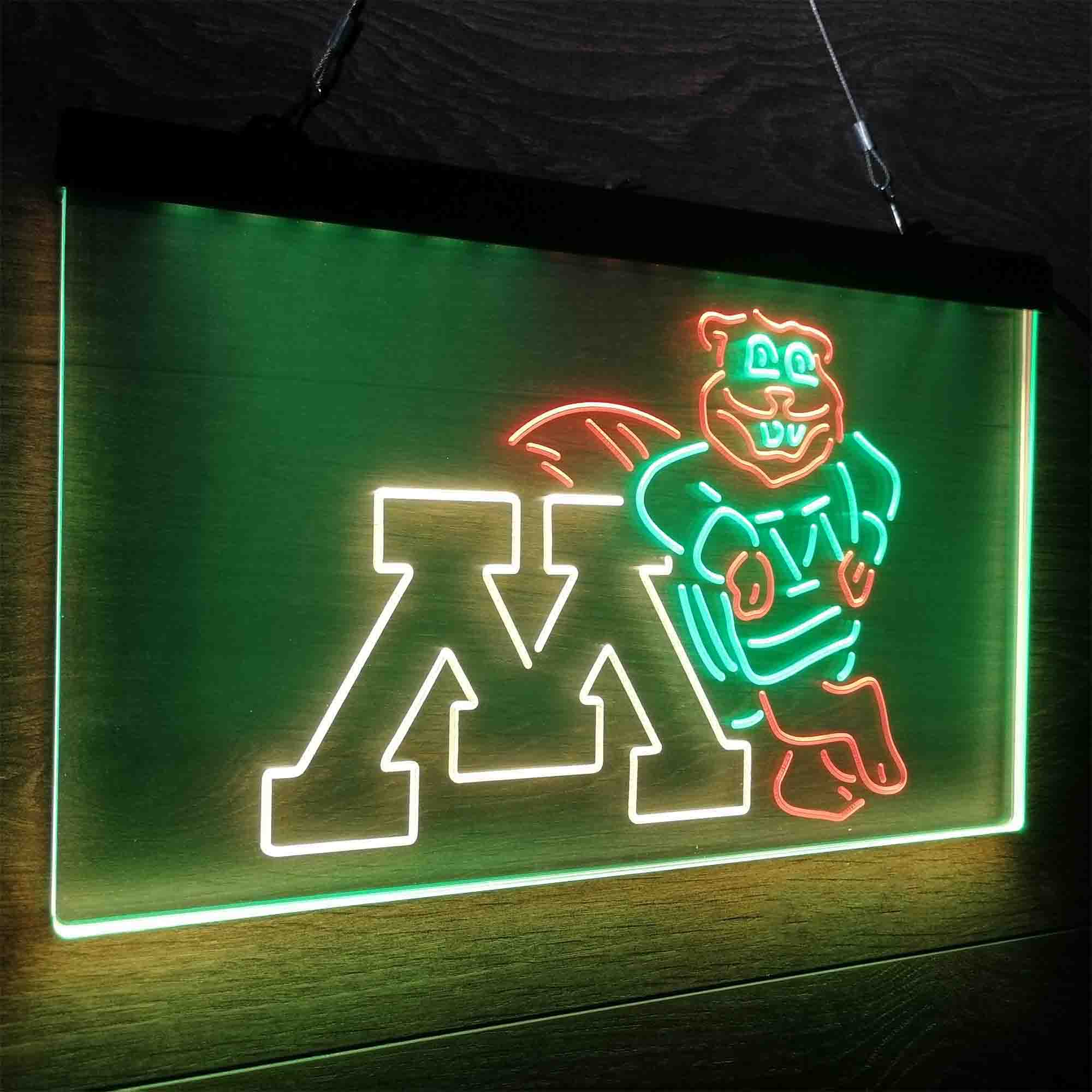 Minnesota Golden Gophers Neon LED Sign 3 Colors