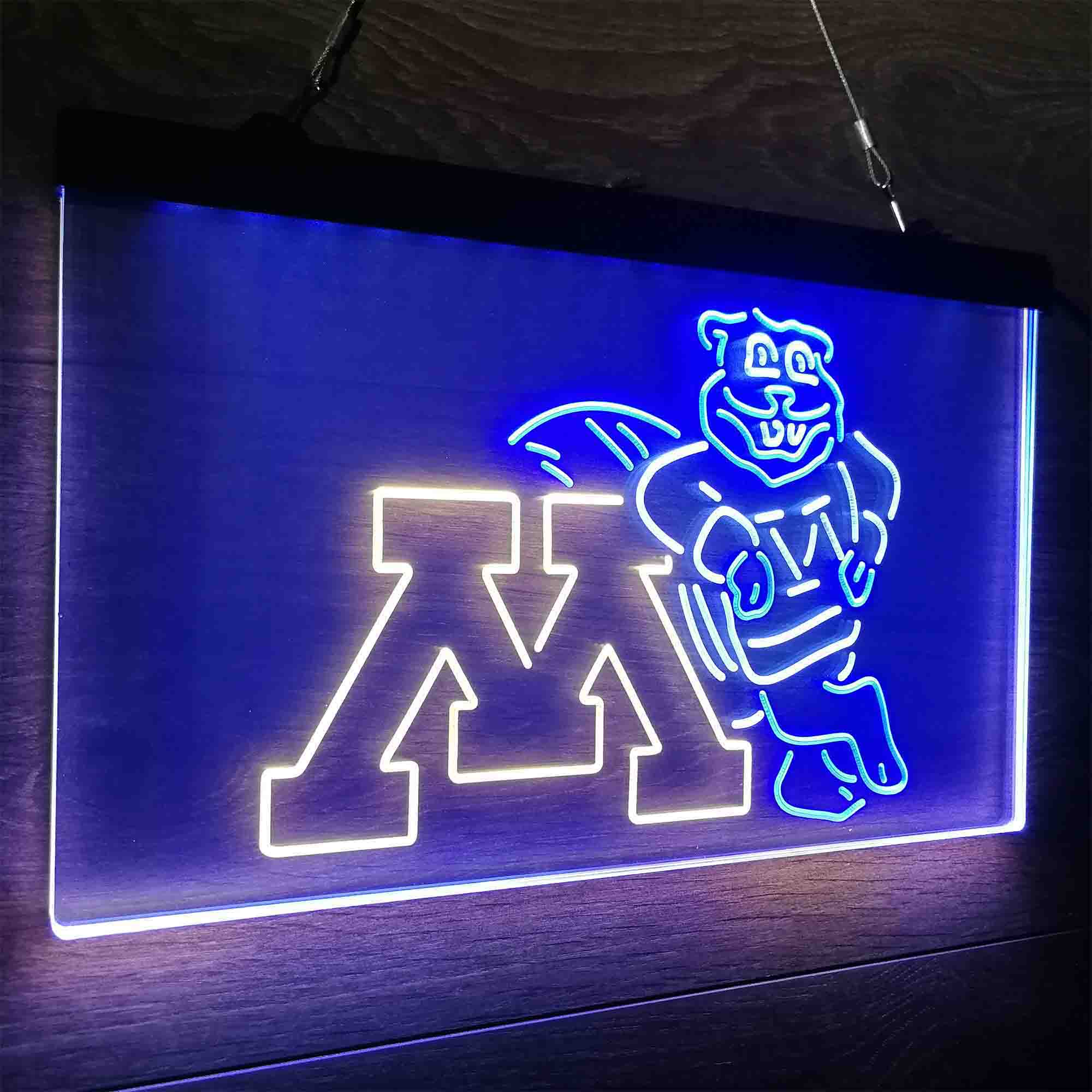 Minnesota Golden Gophers Neon LED Sign 3 Colors