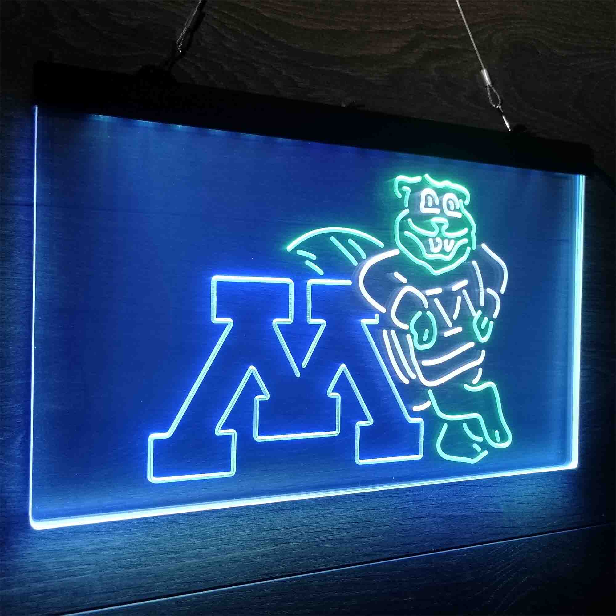 Minnesota Golden Gophers Neon LED Sign 3 Colors