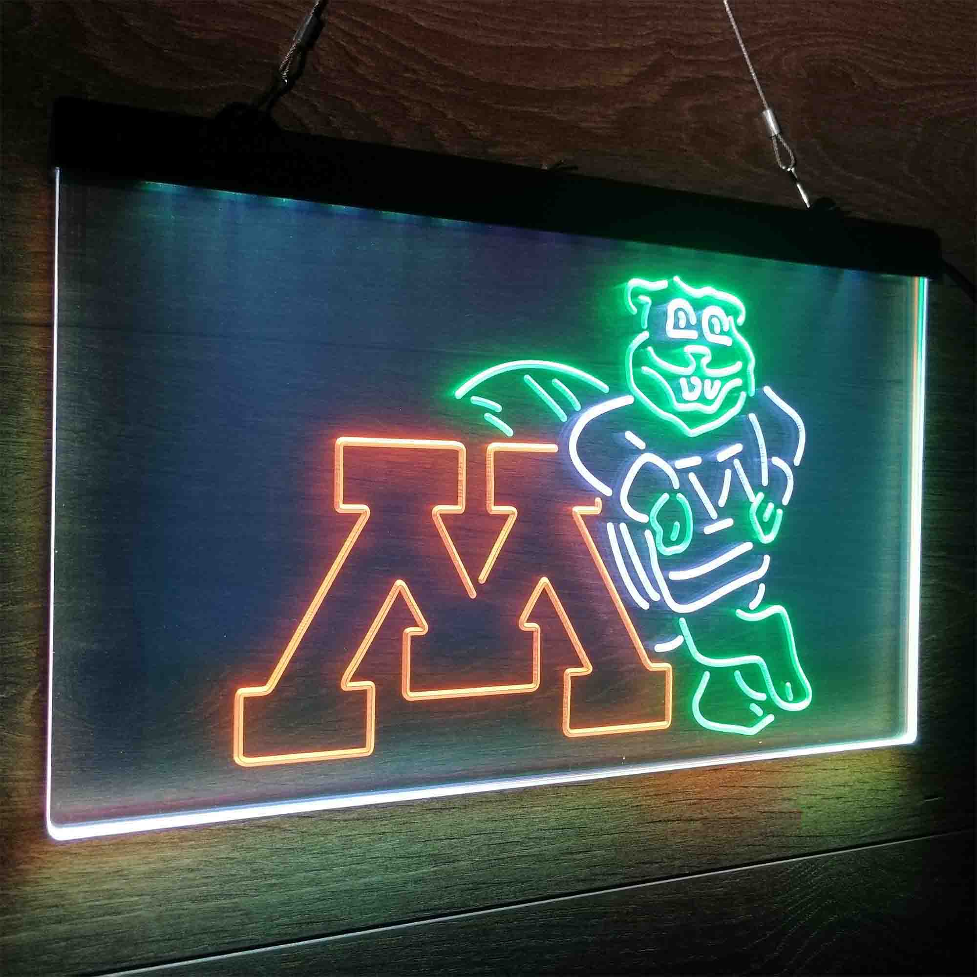 Minnesota Golden Gophers Neon LED Sign 3 Colors