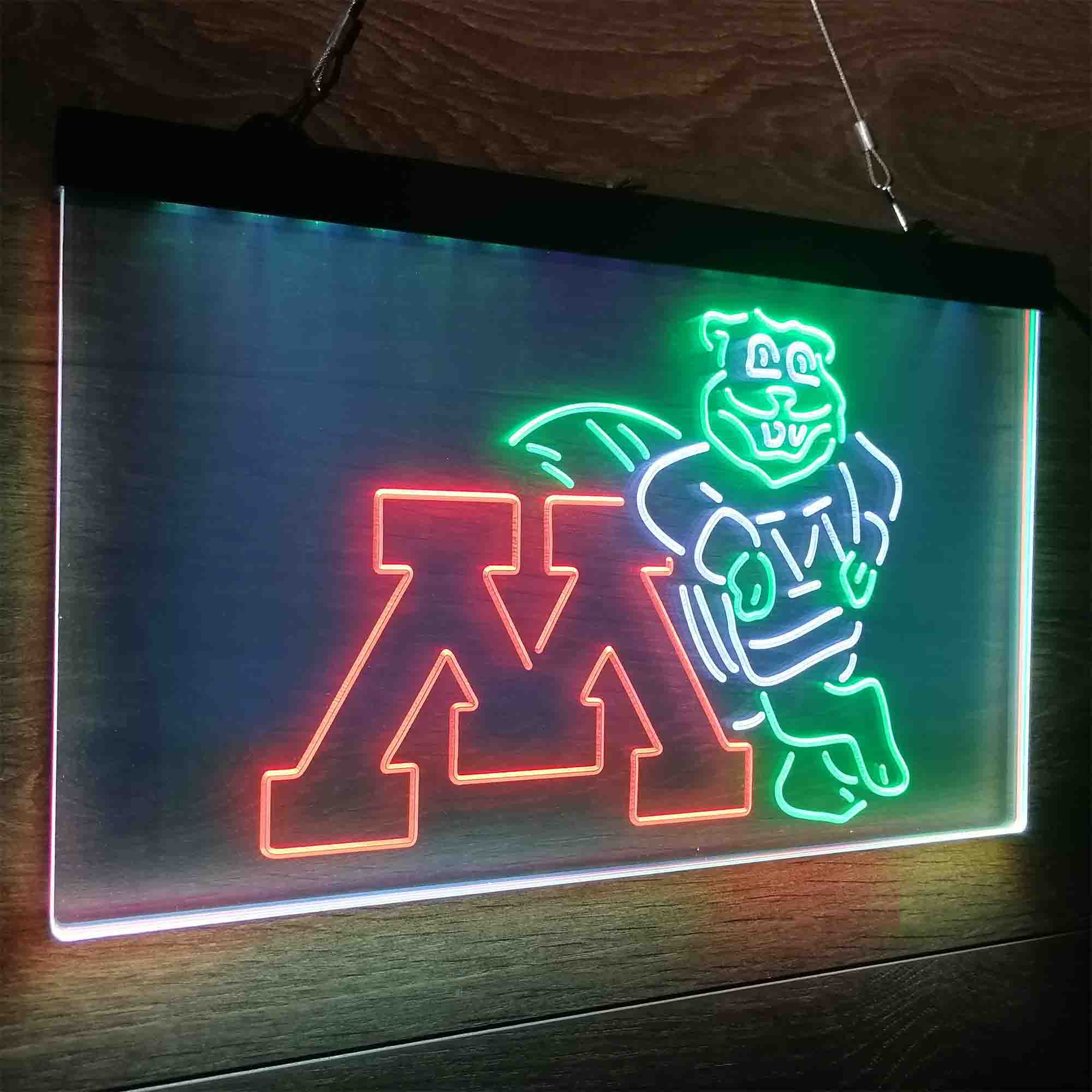 Minnesota Golden Gophers Neon LED Sign 3 Colors