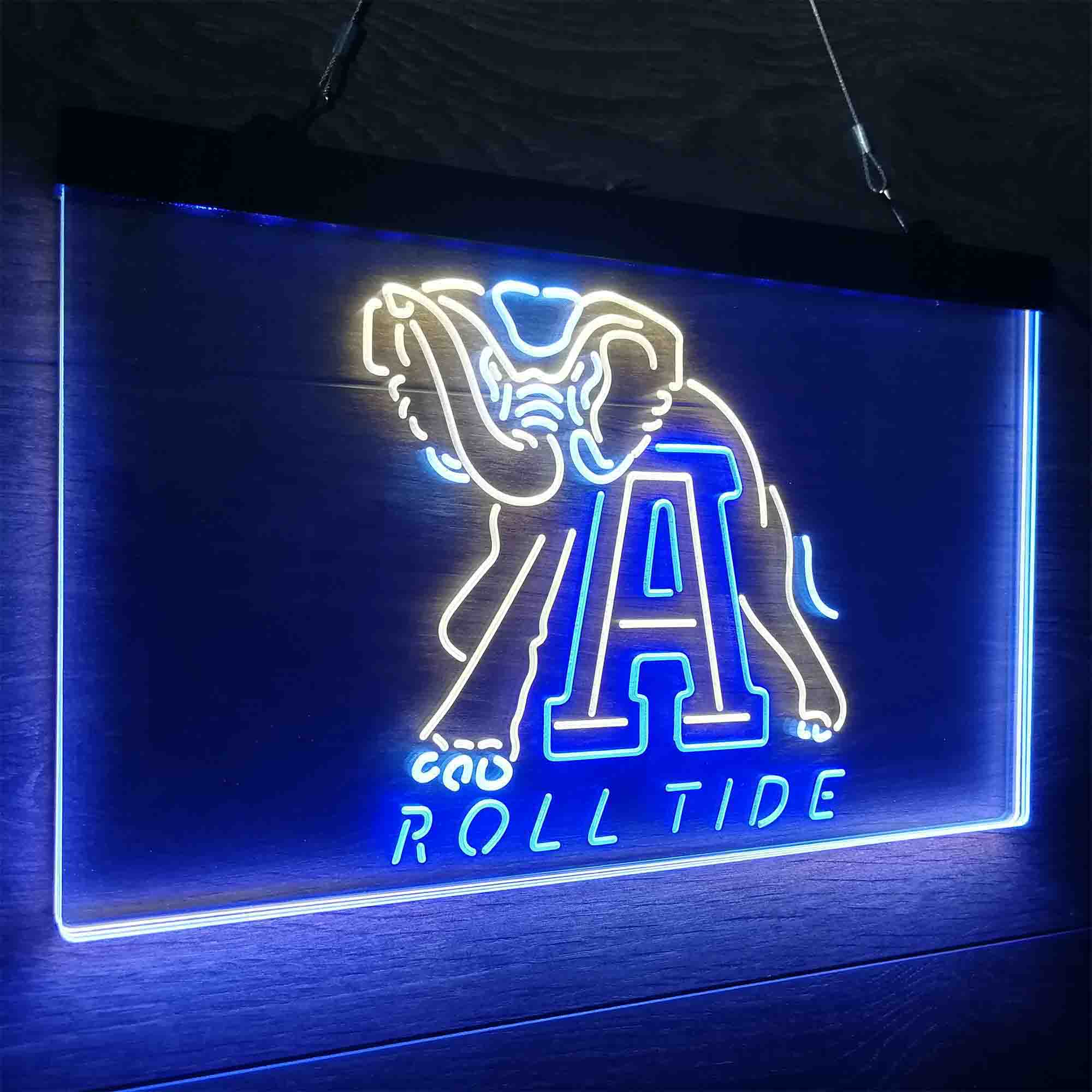 University of Alabama Roll Tide Neon LED Sign 3 Colors