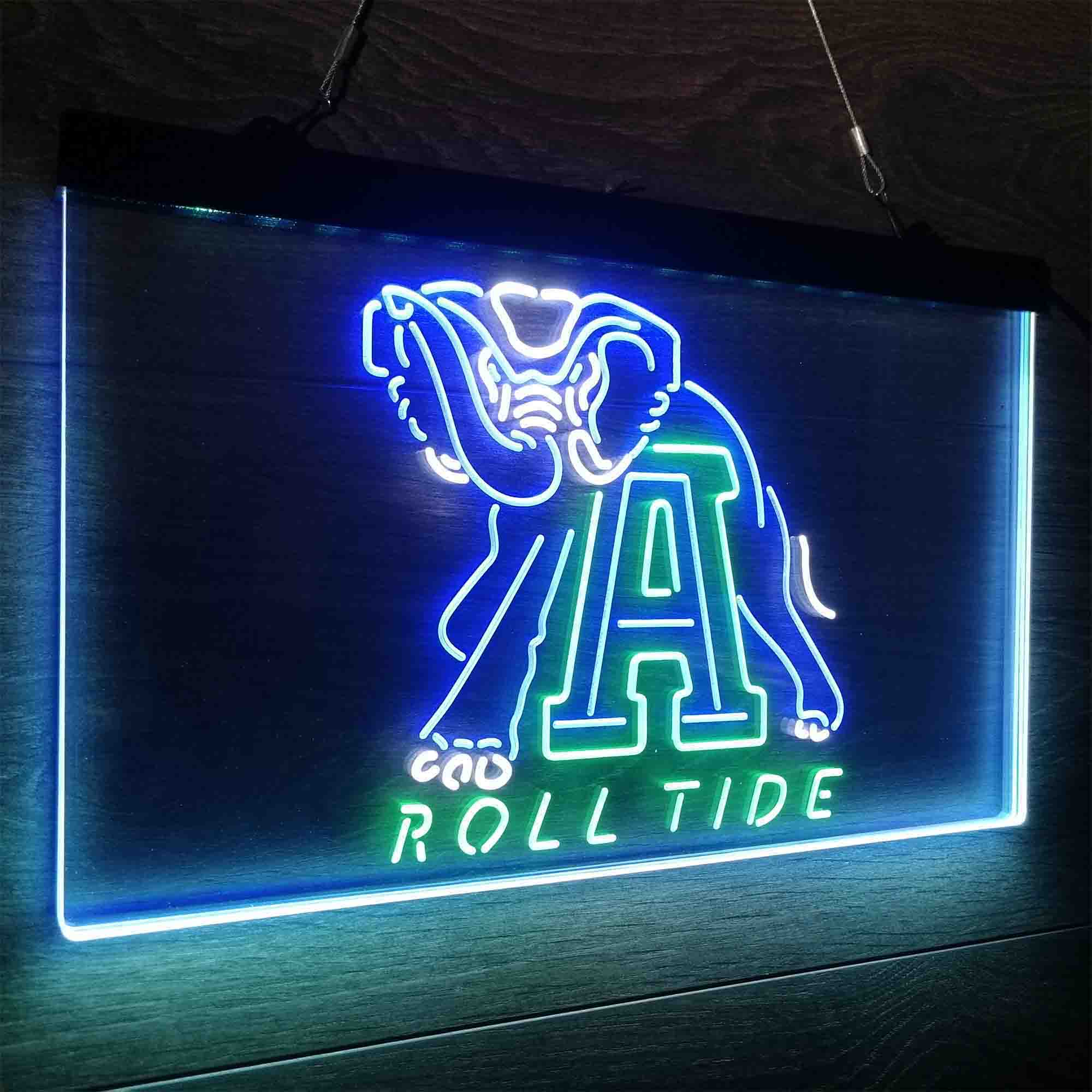 University of Alabama Roll Tide Neon LED Sign 3 Colors