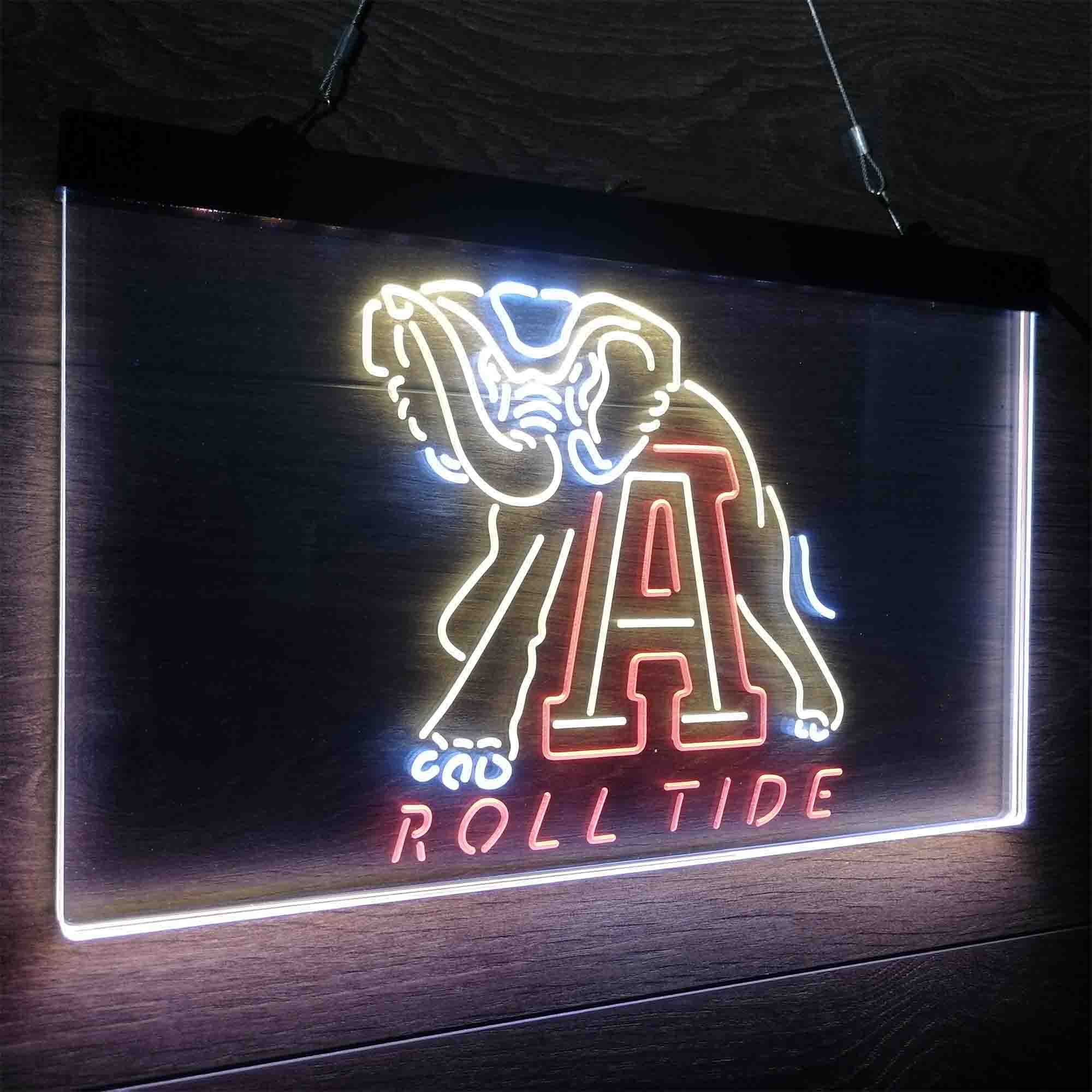 University of Alabama Roll Tide Neon LED Sign 3 Colors