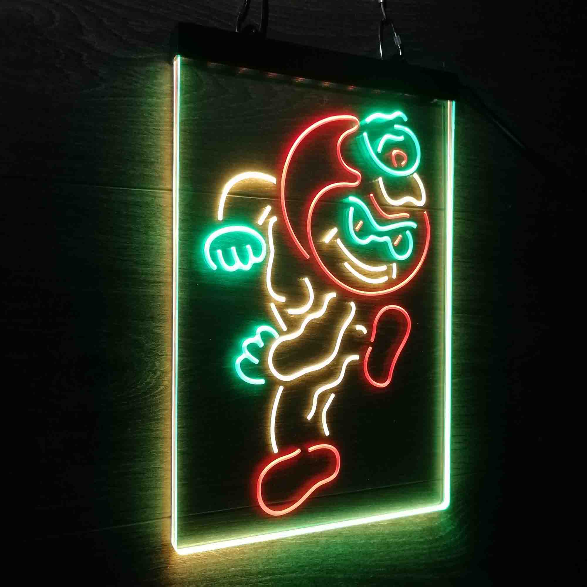 Ohio State Buckeyes Brutus Club Neon LED Sign 3 Colors