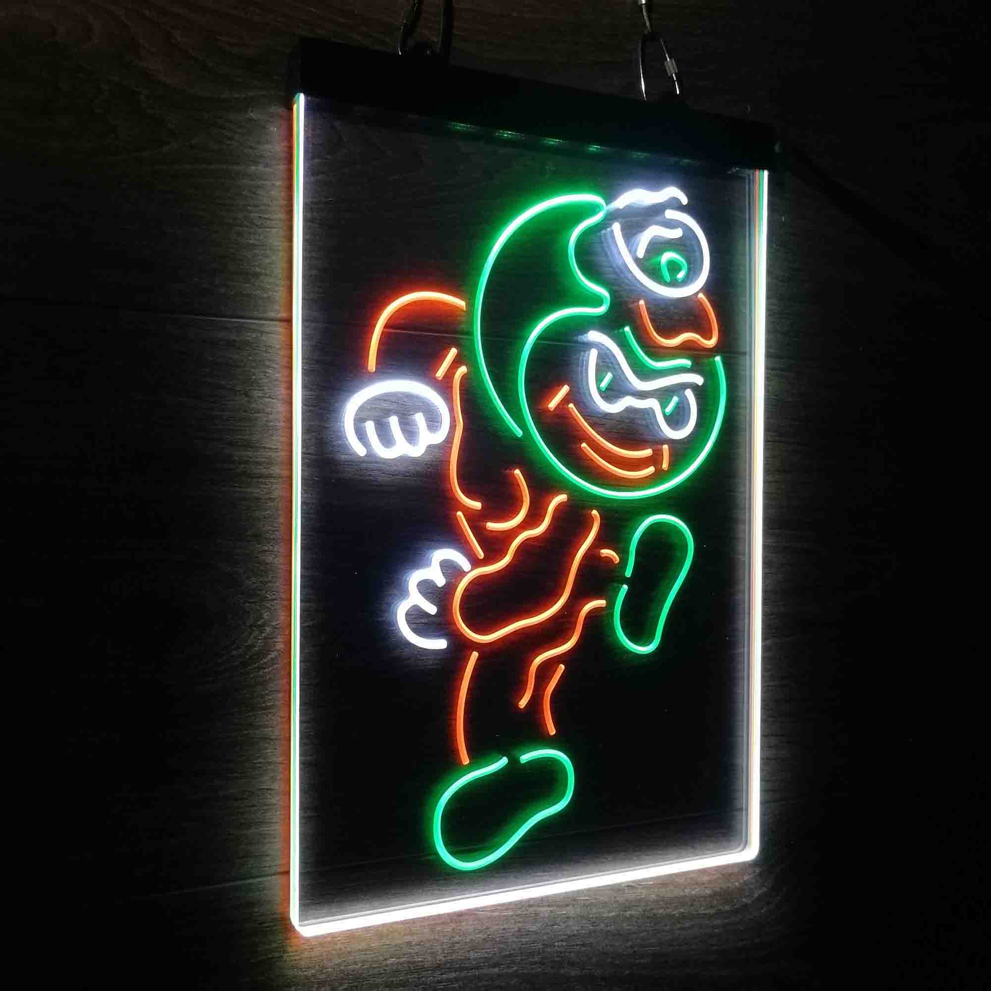 Ohio State Buckeyes Brutus Club Neon LED Sign 3 Colors