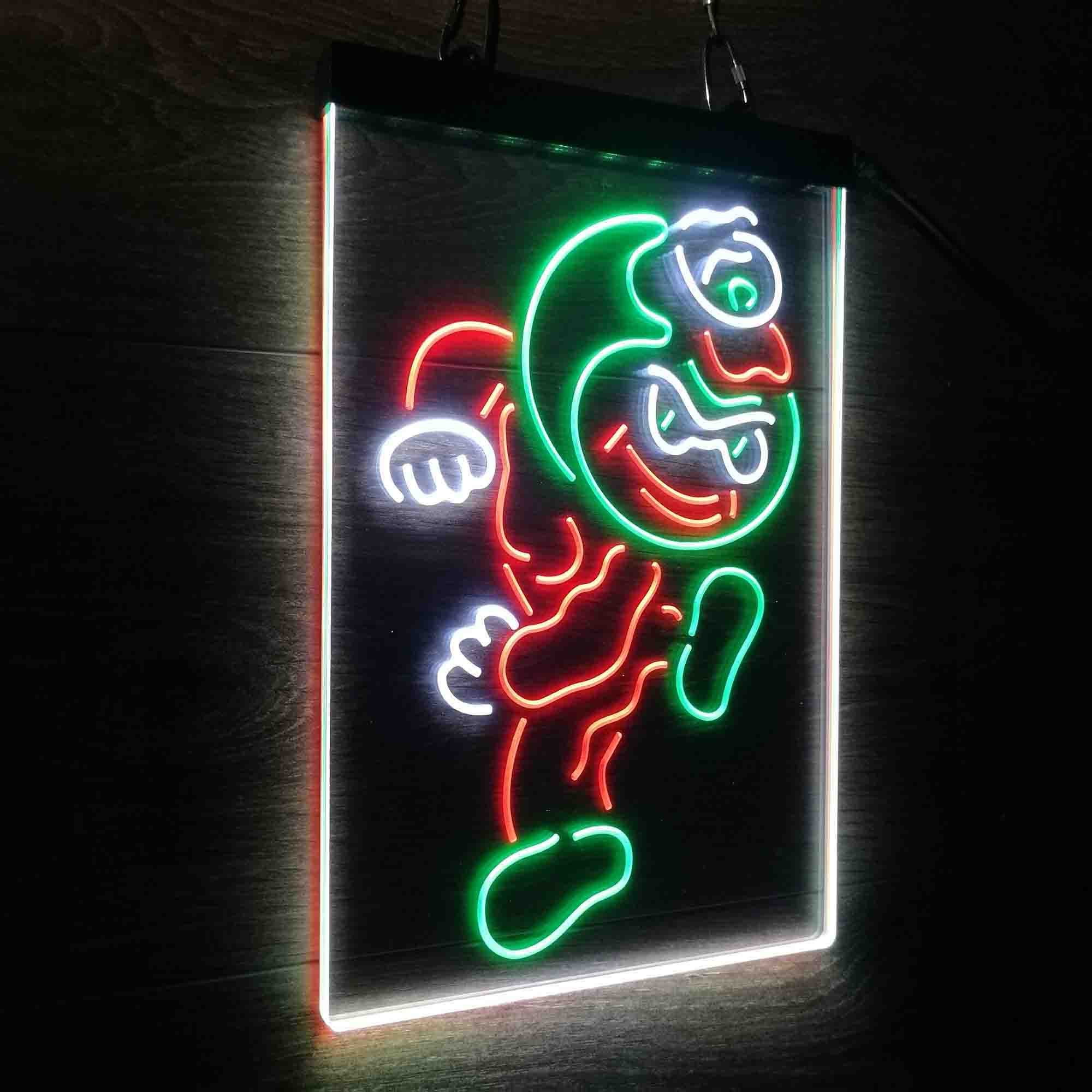 Ohio State Buckeyes Brutus Club Neon LED Sign 3 Colors