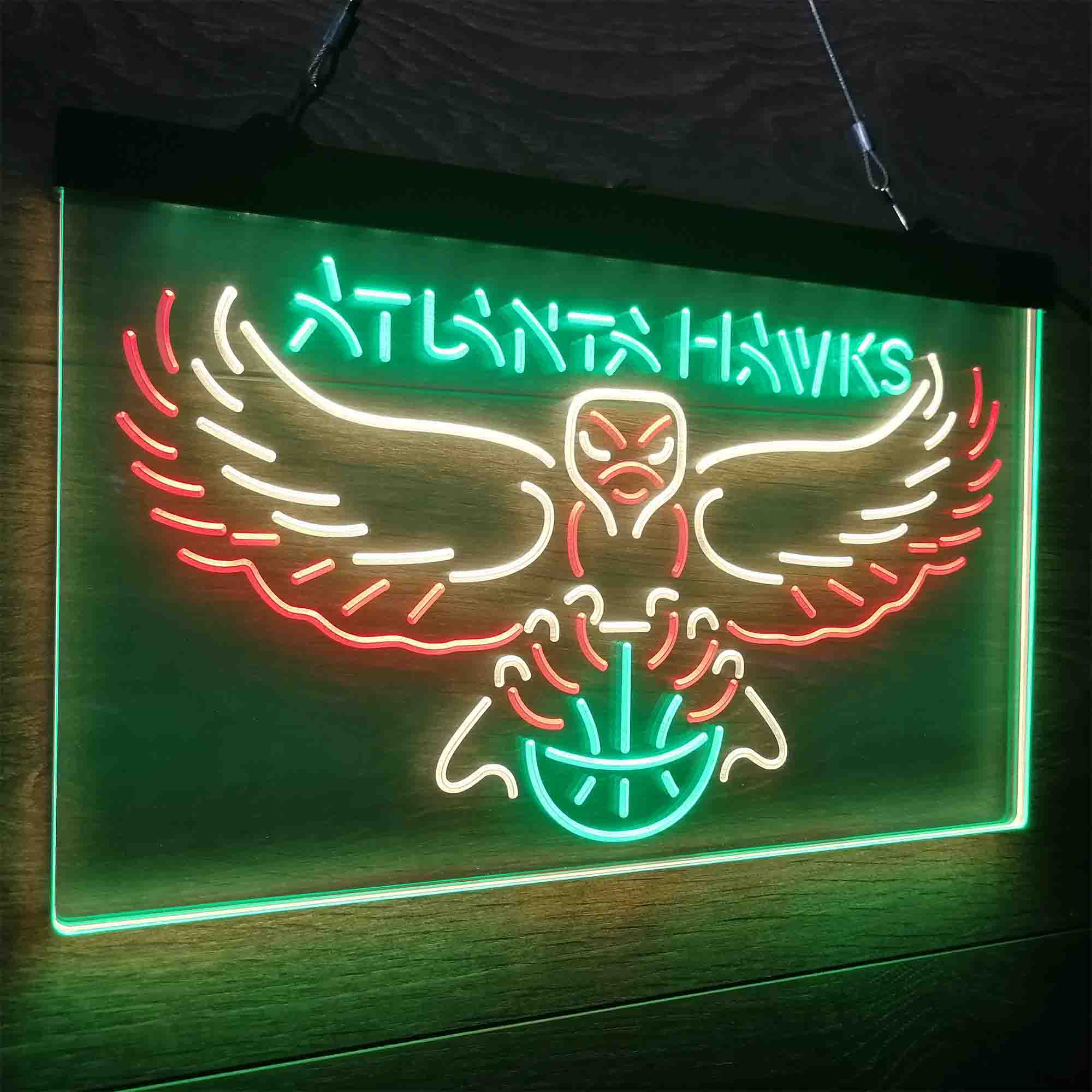 Atlanta Hawks Neon LED Sign 3 Colors