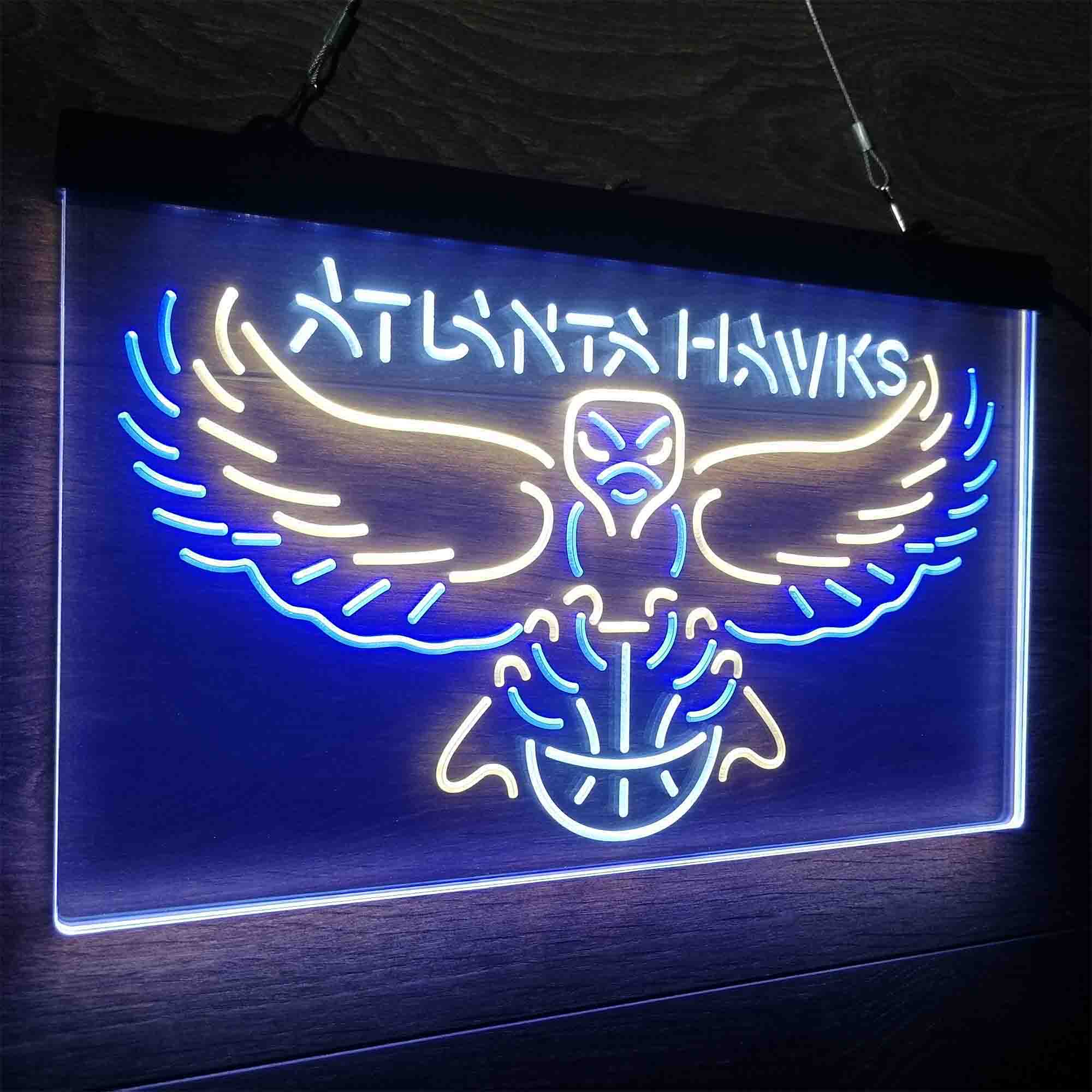 Atlanta Hawks Neon LED Sign 3 Colors