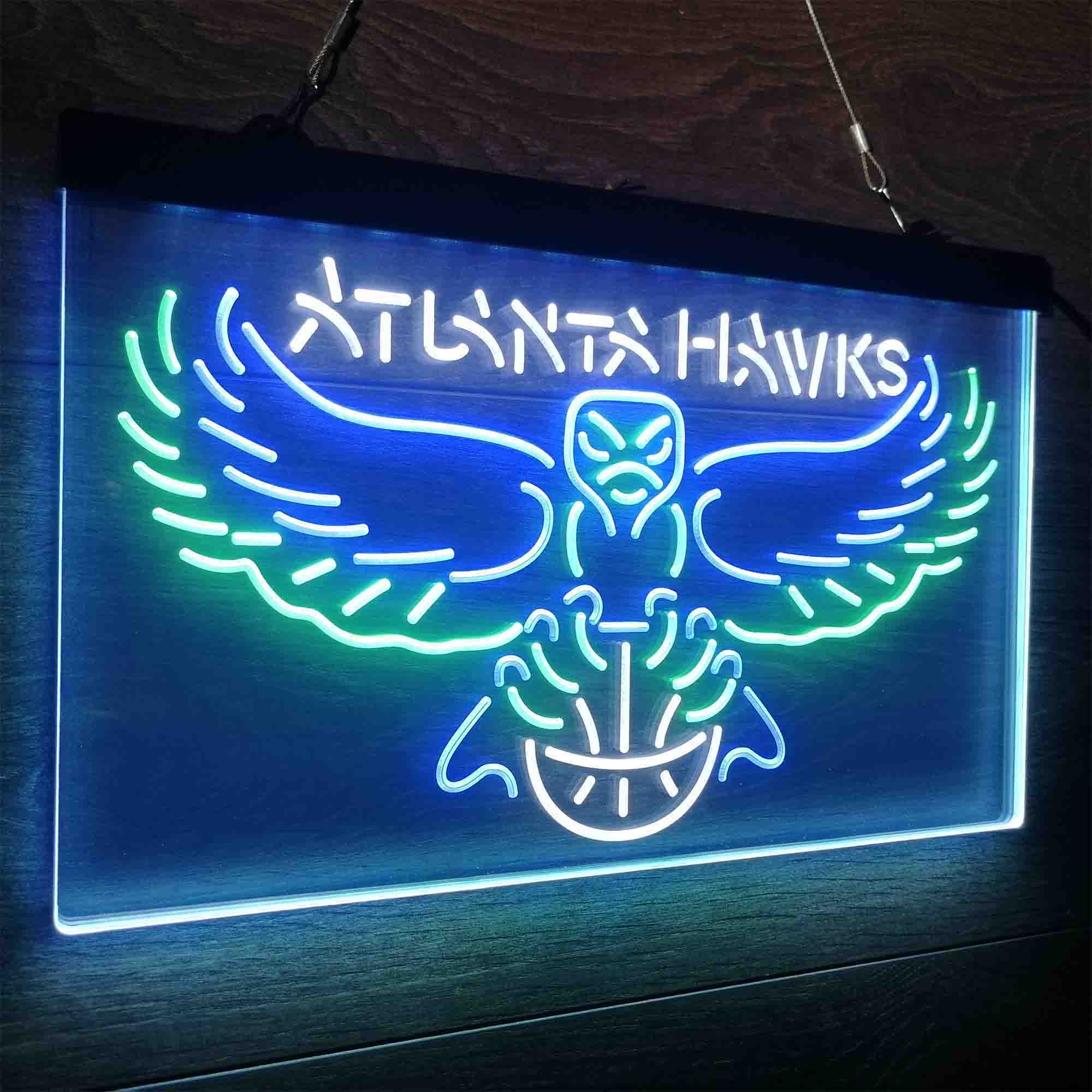 Atlanta Hawks Neon LED Sign 3 Colors