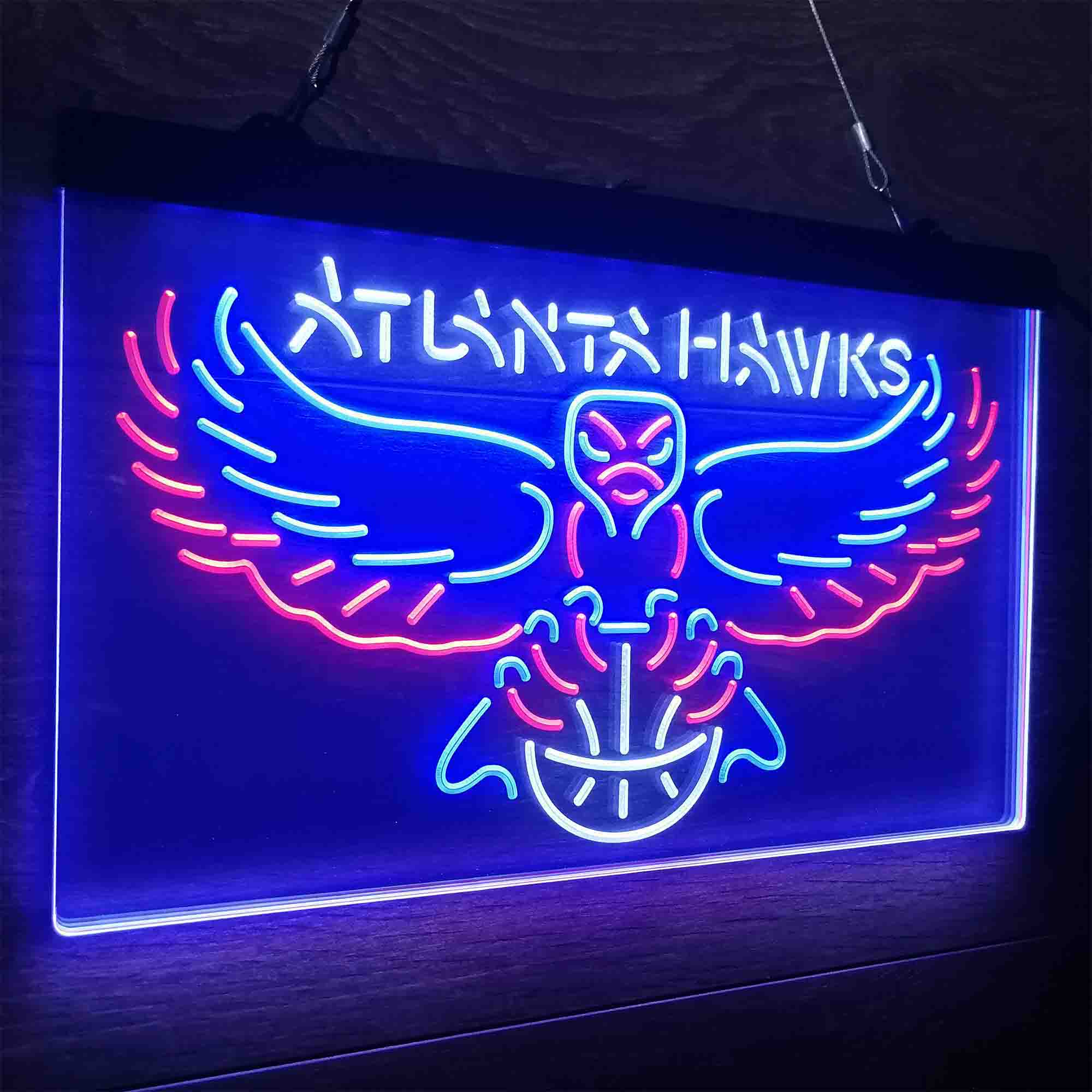 Atlanta Hawks Neon LED Sign 3 Colors