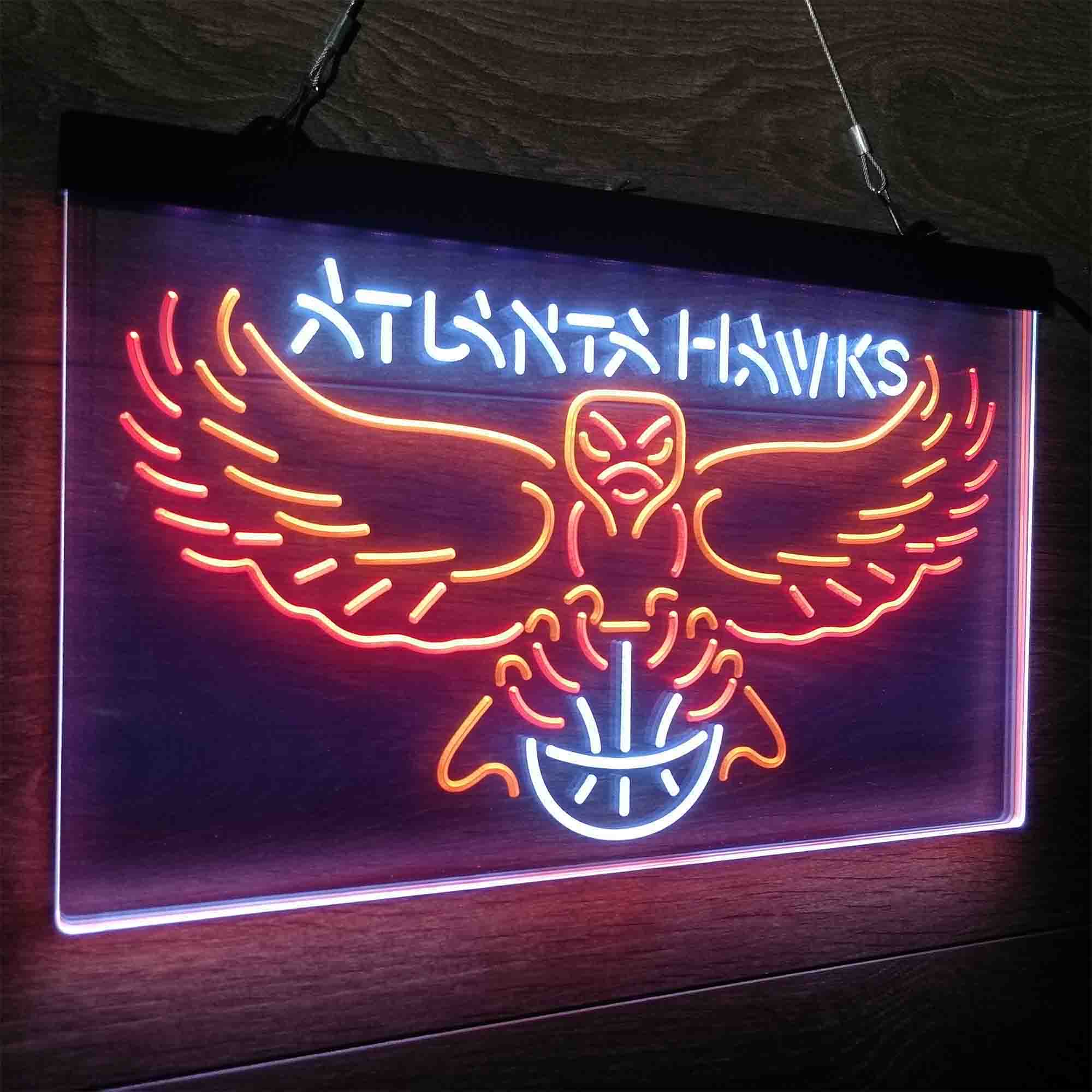 Atlanta Hawks Neon LED Sign 3 Colors