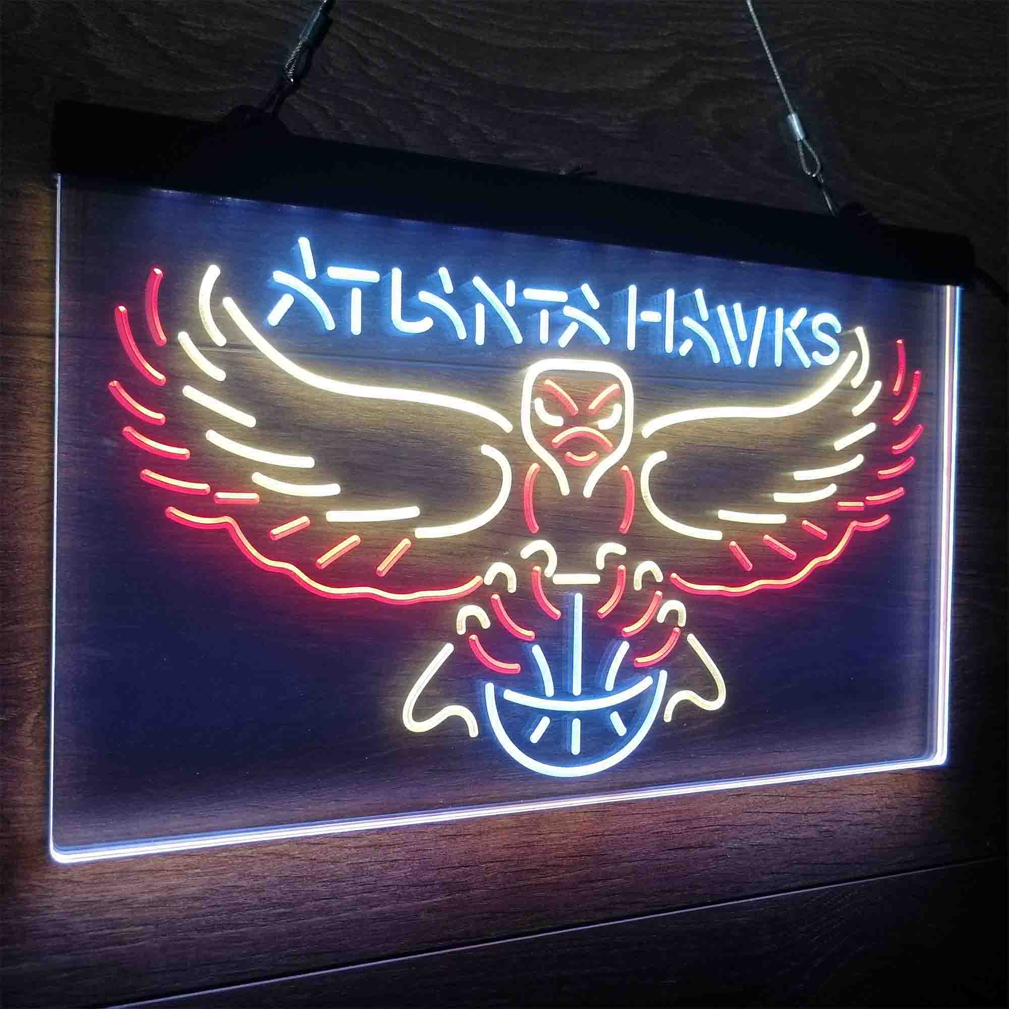 Atlanta Hawks Neon LED Sign 3 Colors