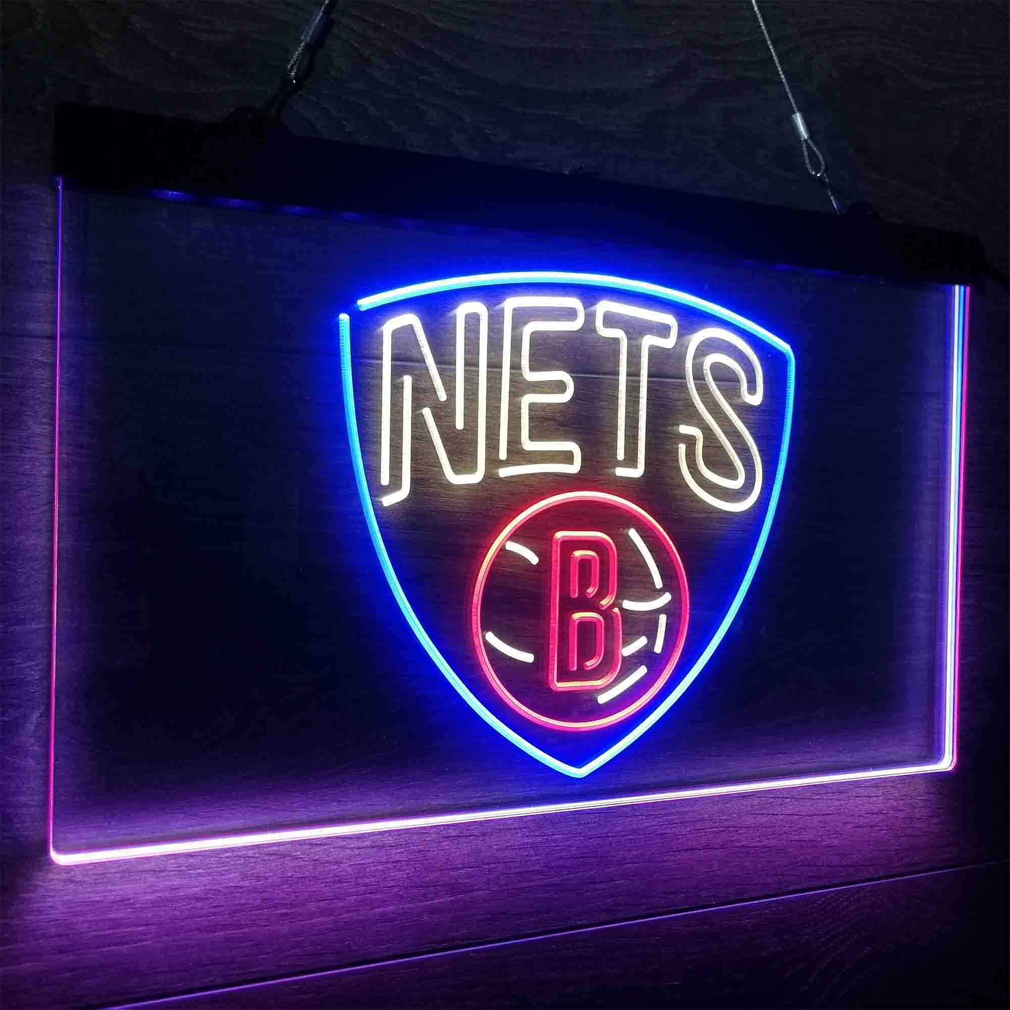 Brooklyn Nets Neon LED Sign 3 Colors