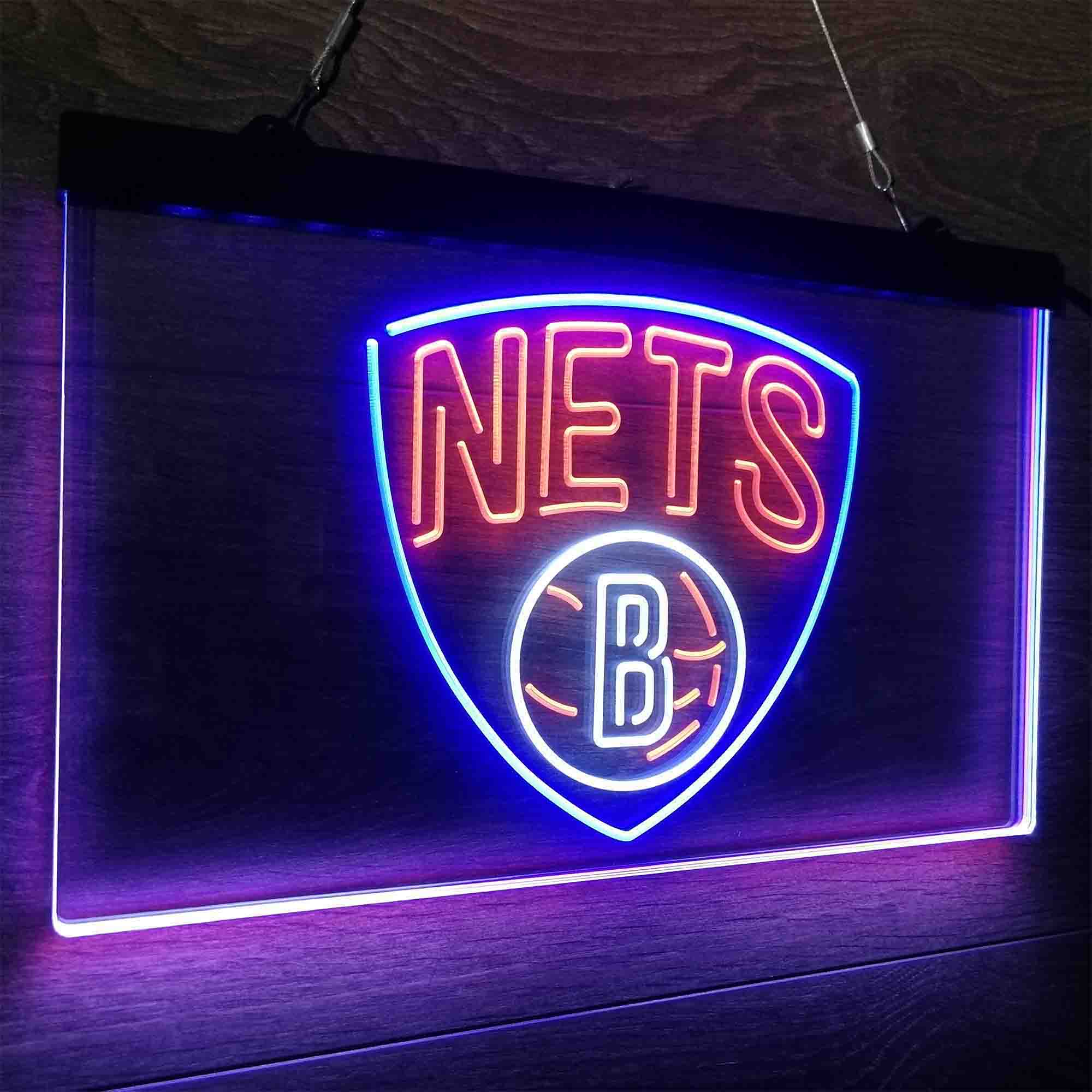 Brooklyn Nets Neon LED Sign 3 Colors