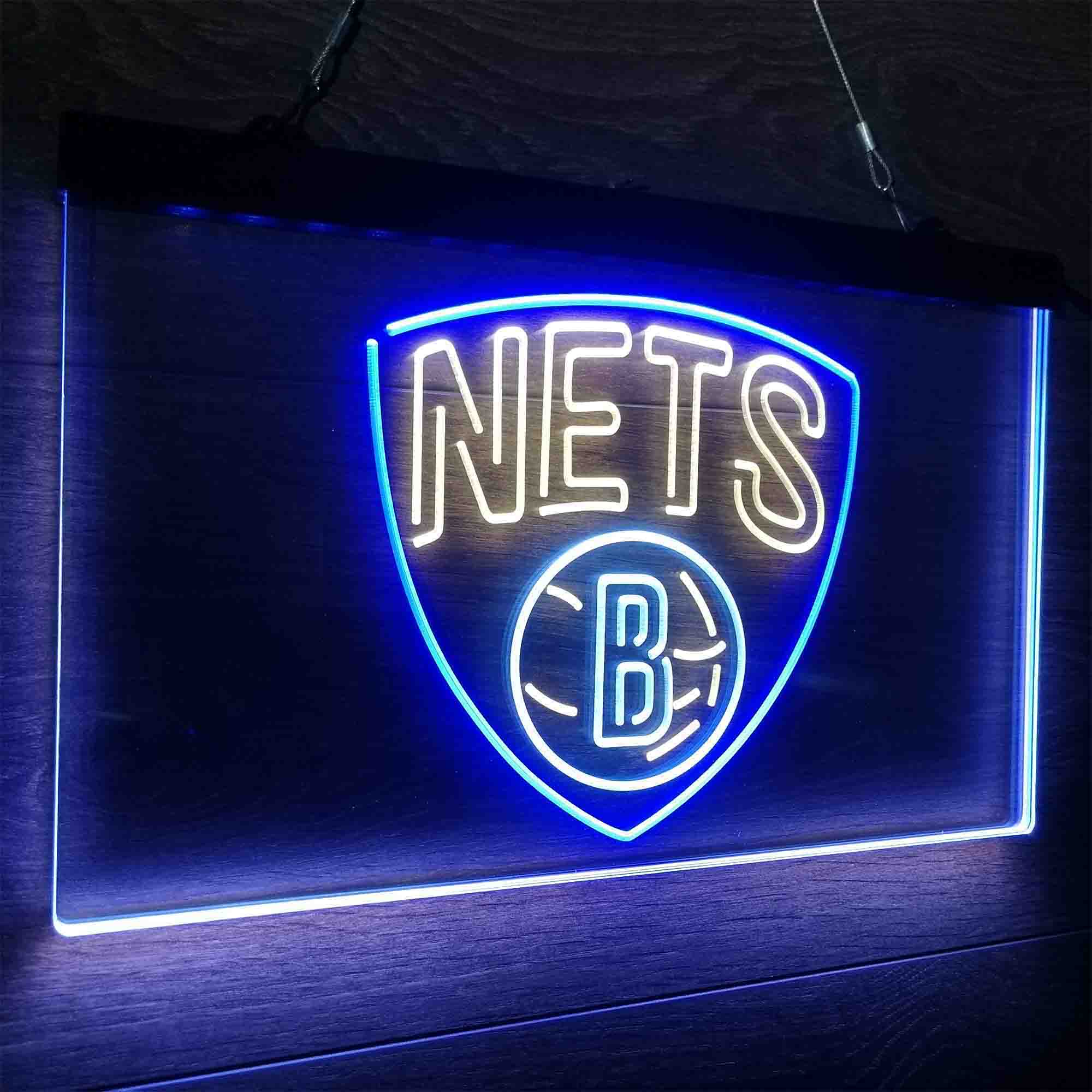 Brooklyn Nets Neon LED Sign 3 Colors