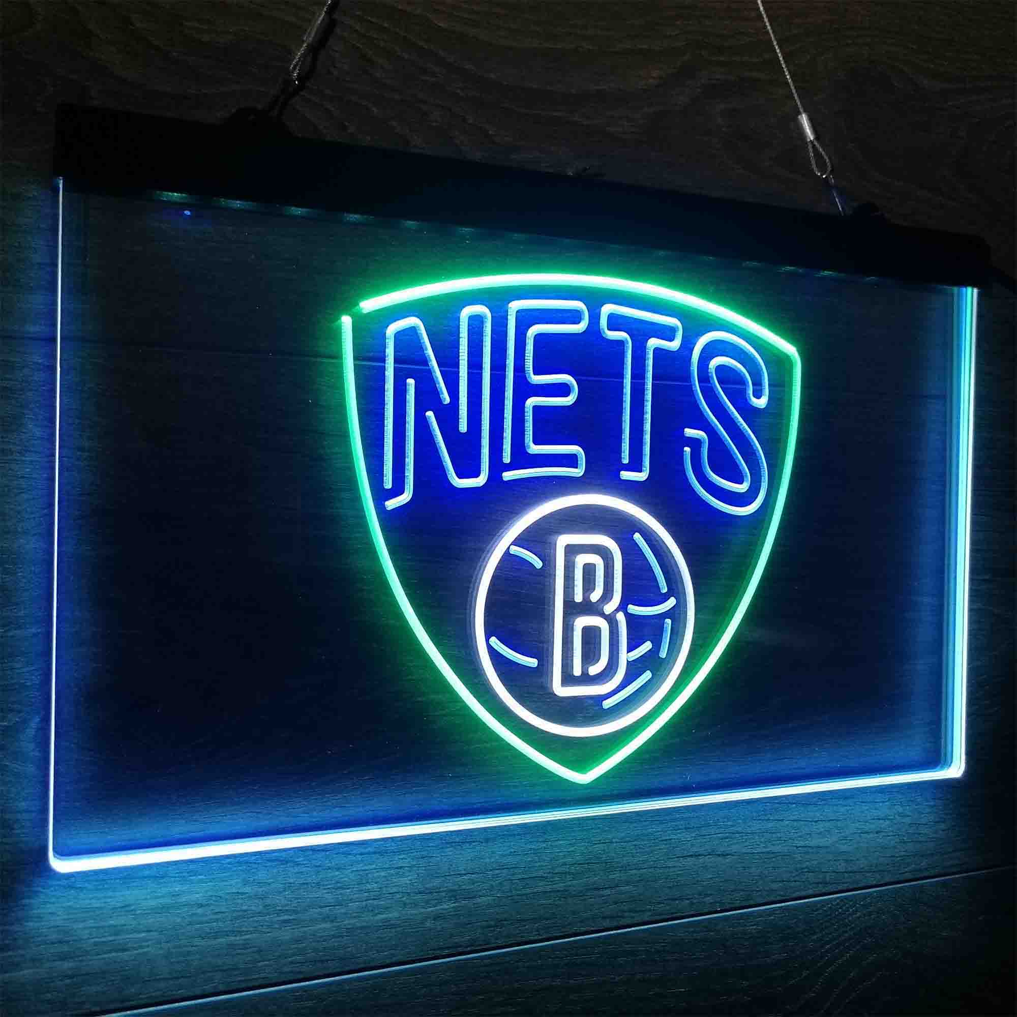 Brooklyn Nets Neon LED Sign 3 Colors