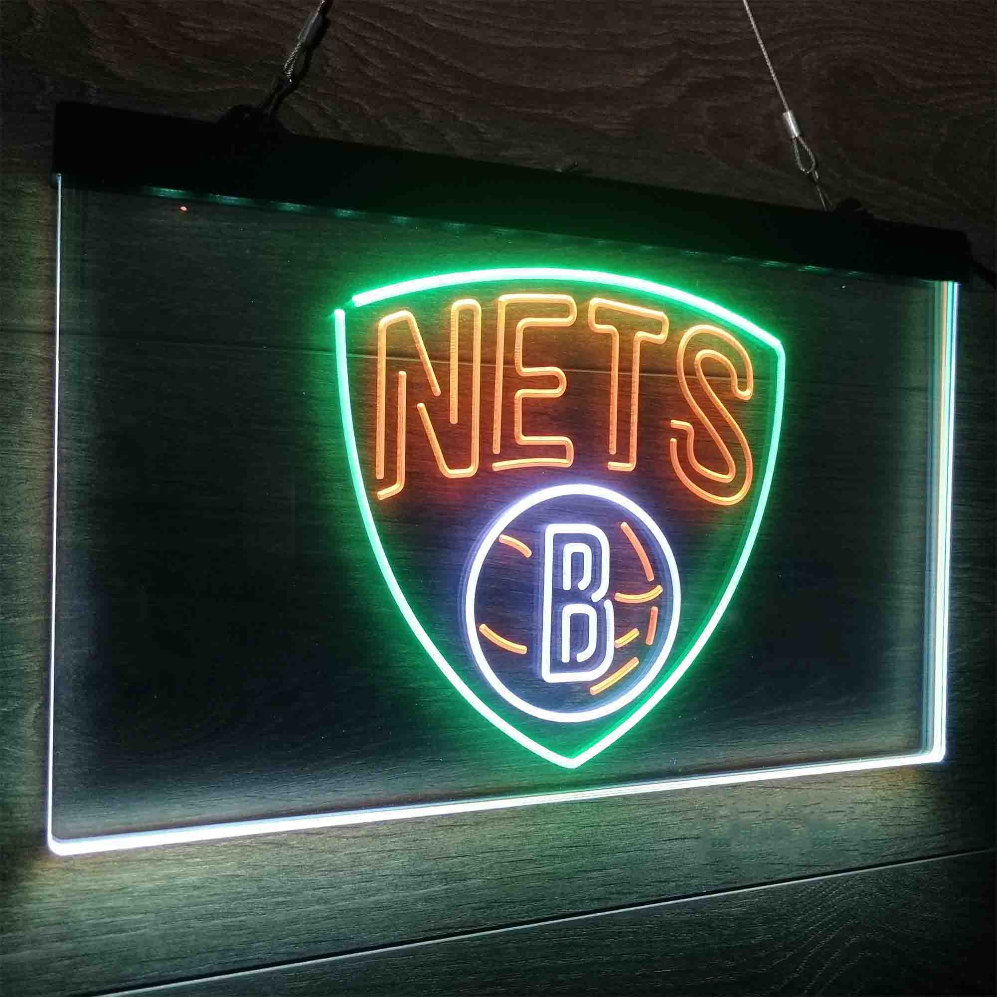 Brooklyn Nets Neon LED Sign 3 Colors