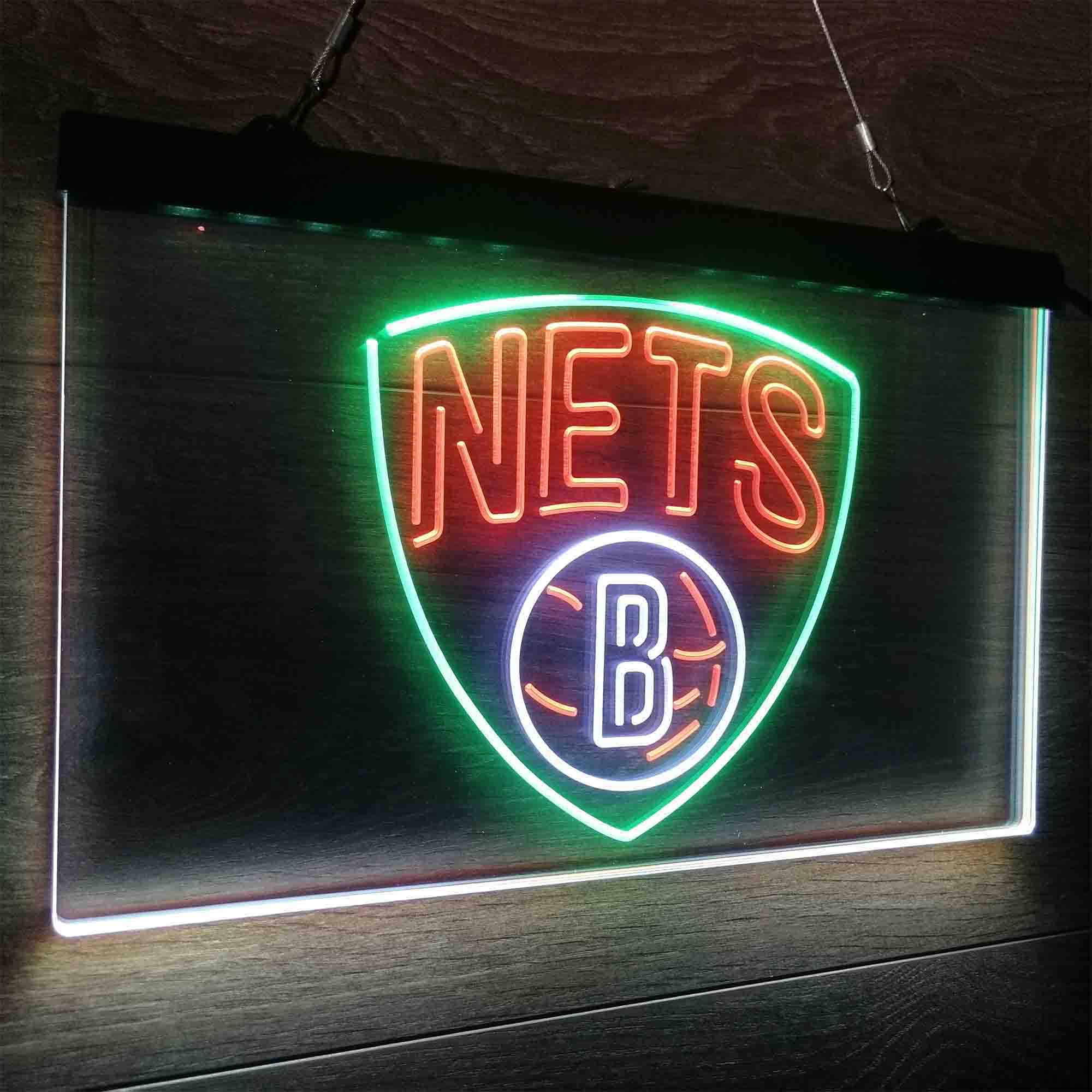 Brooklyn Nets Neon LED Sign 3 Colors