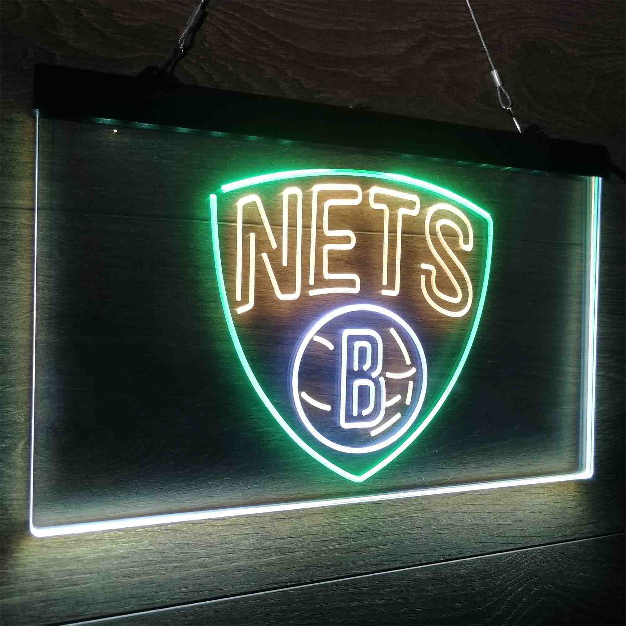 Brooklyn Nets Neon LED Sign 3 Colors