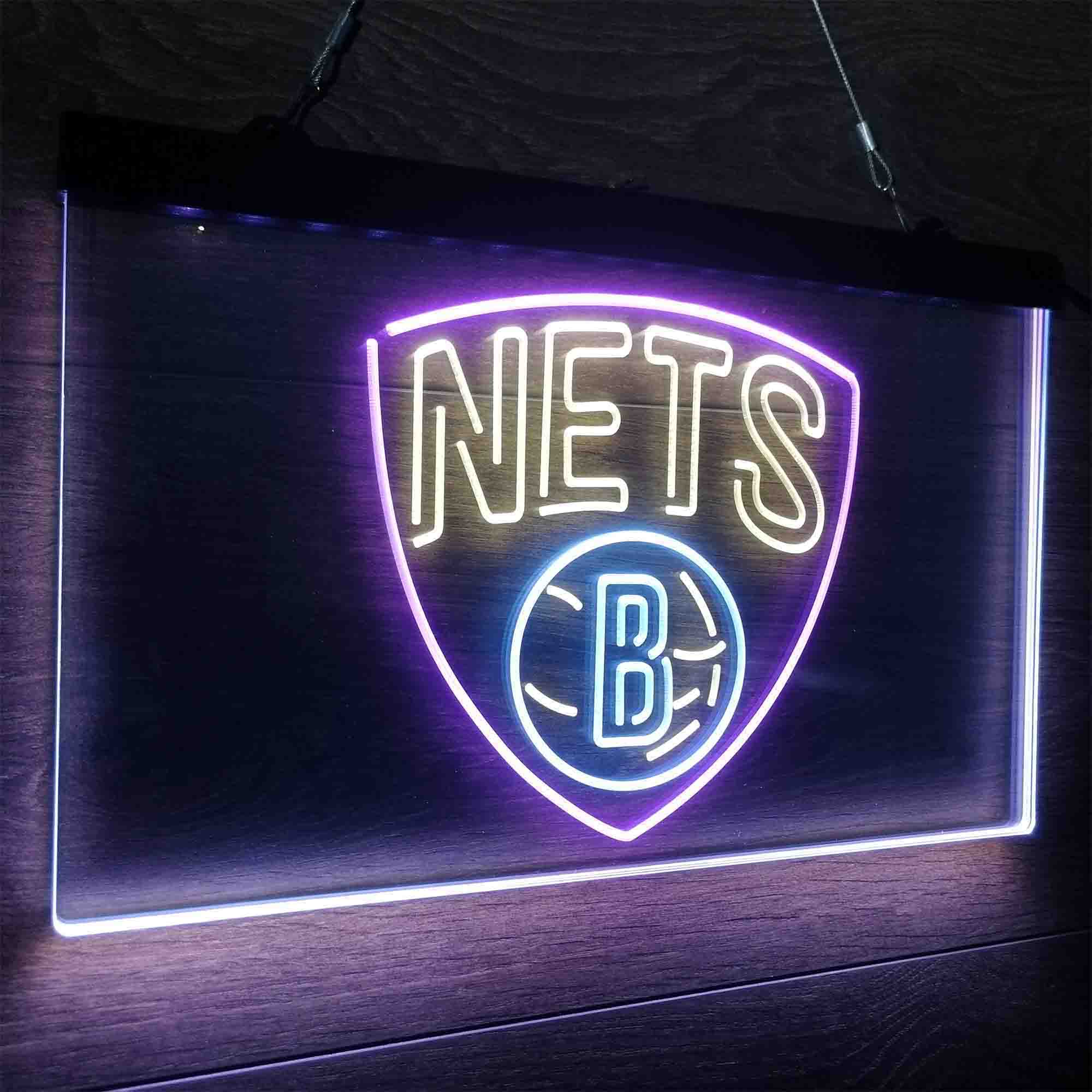 Brooklyn Nets Neon LED Sign 3 Colors