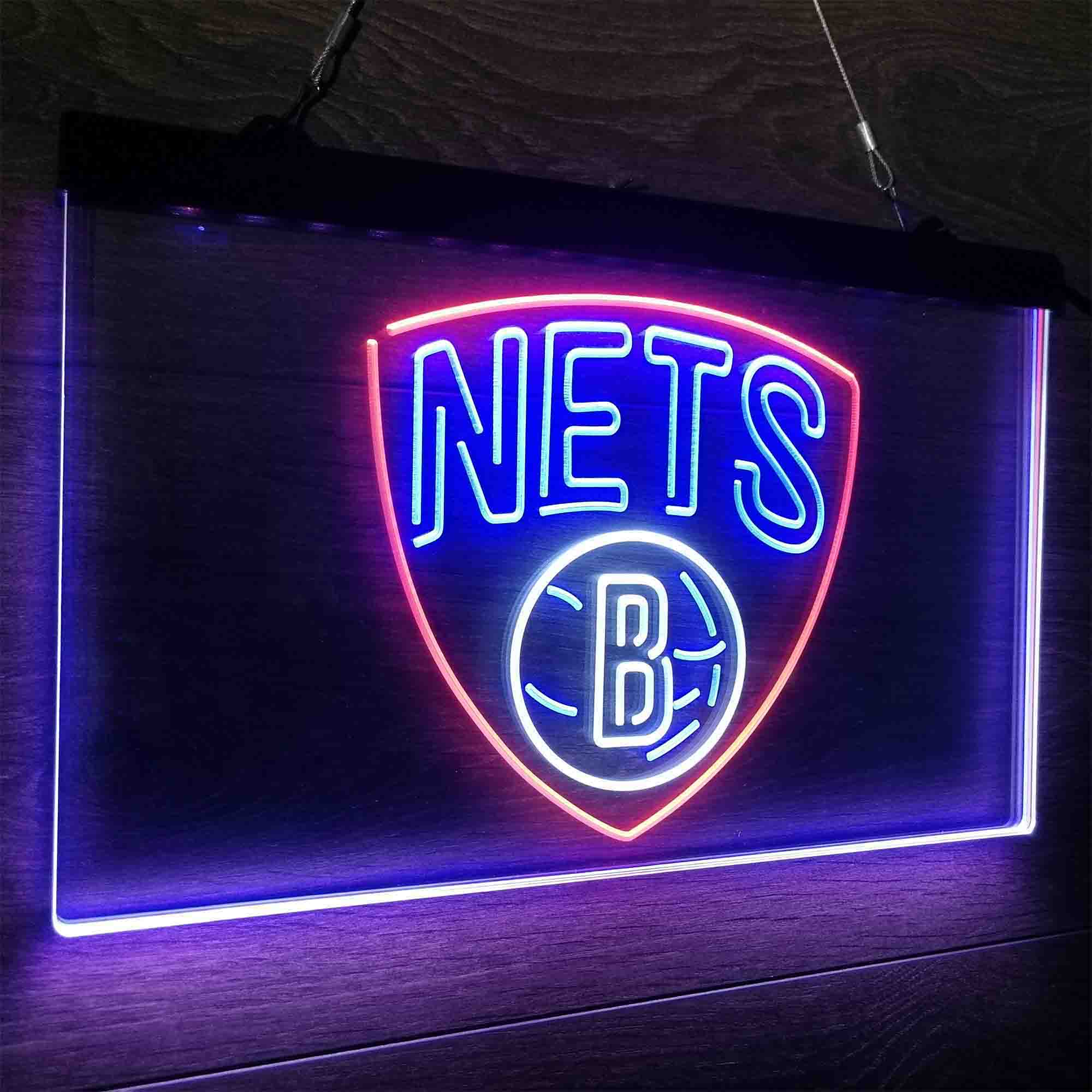 Brooklyn Nets Neon LED Sign 3 Colors