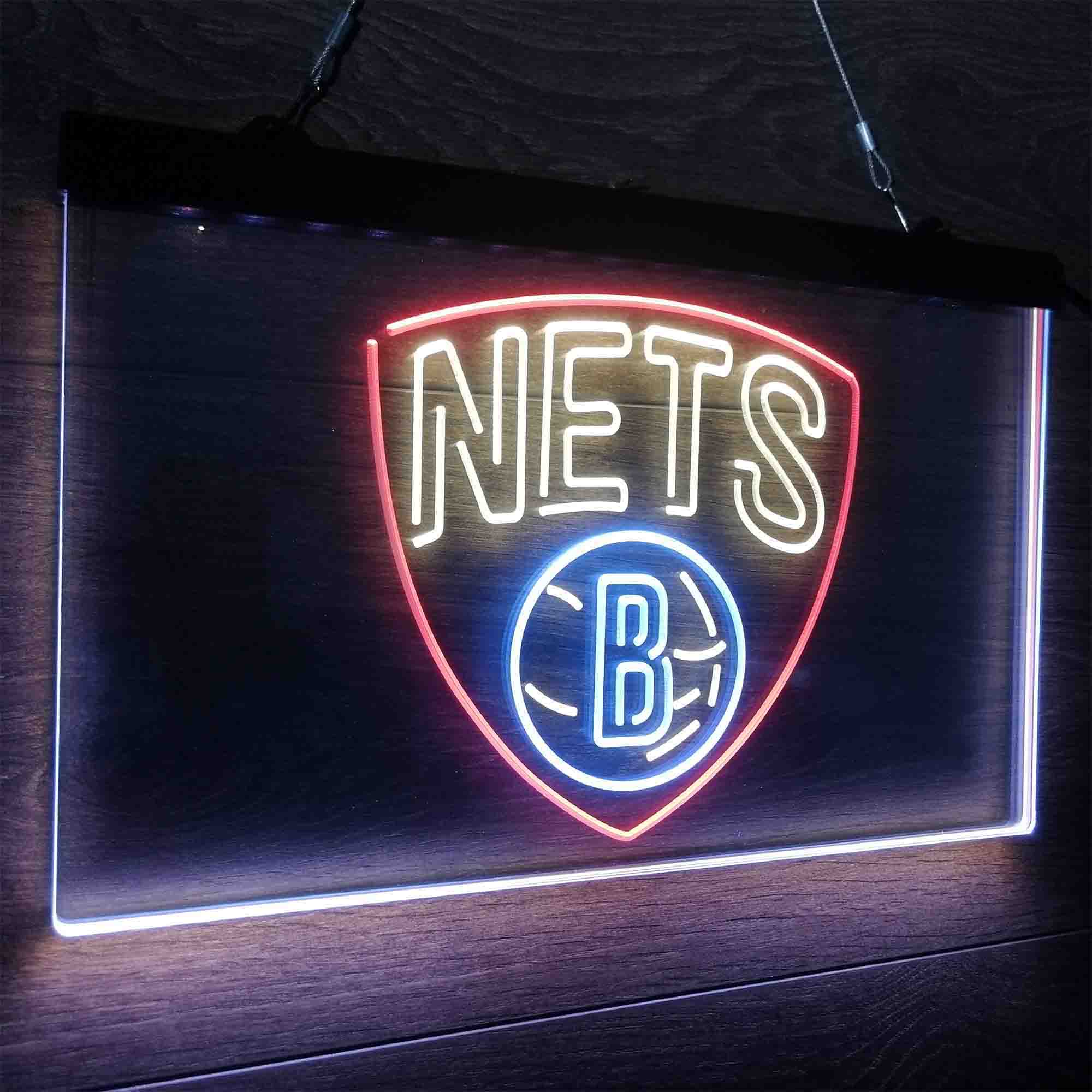 Brooklyn Nets Neon LED Sign 3 Colors